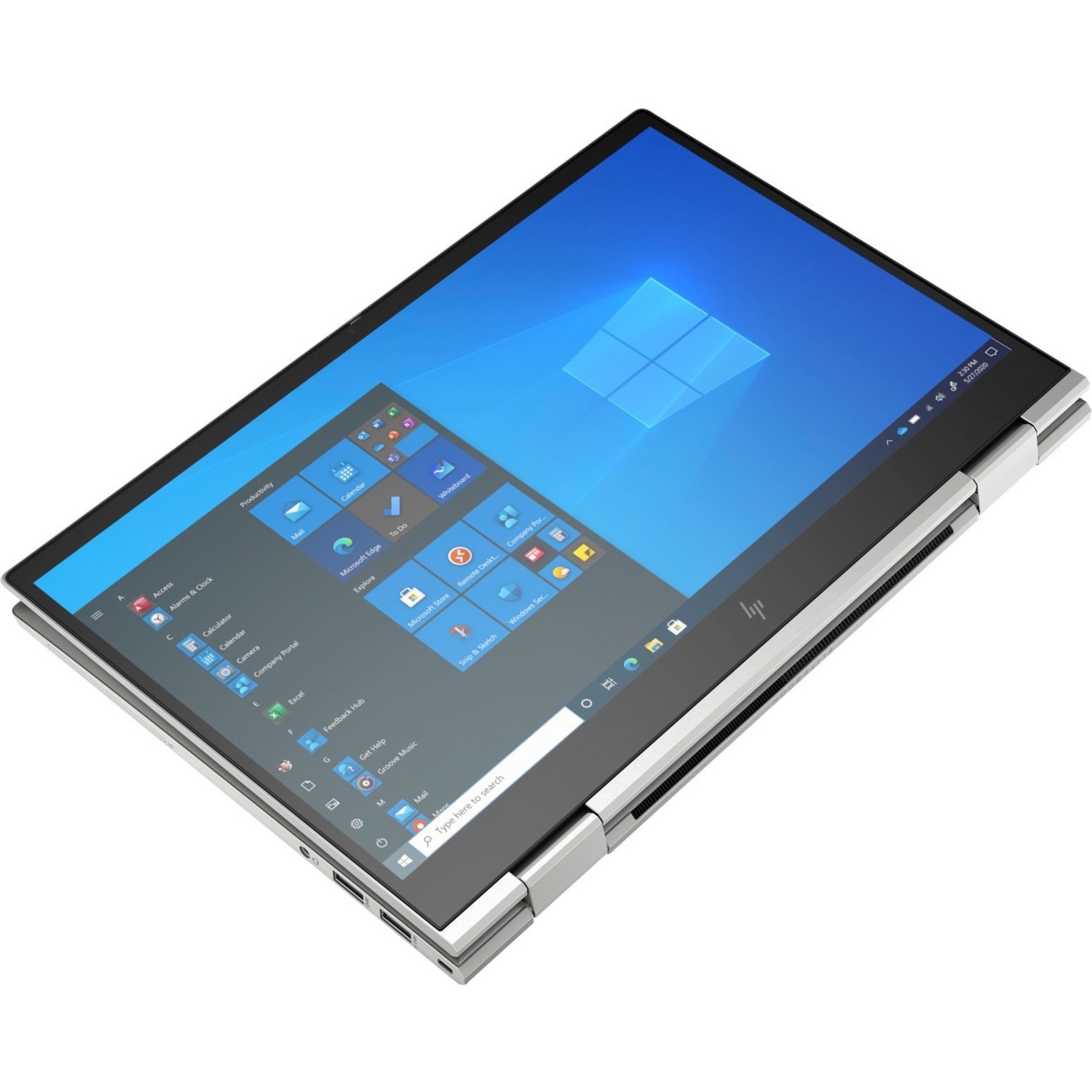 HP EliteBook x360 830 G8 13.3" Touchscreen Convertible 2 in 1 Notebook - Full HD - 60 Hz - Intel Core i5 11th Gen i5-1145G7 - vPro Technology - 16 GB - 256 GB SSD - Intel Chip - 1920 x 1080 - Intel Iris Xe Graphics - In-plane Switching (IPS) Technology - IEEE 802.11 a/b/g/n/ac/ax Wireless LAN Standard — alternate image3