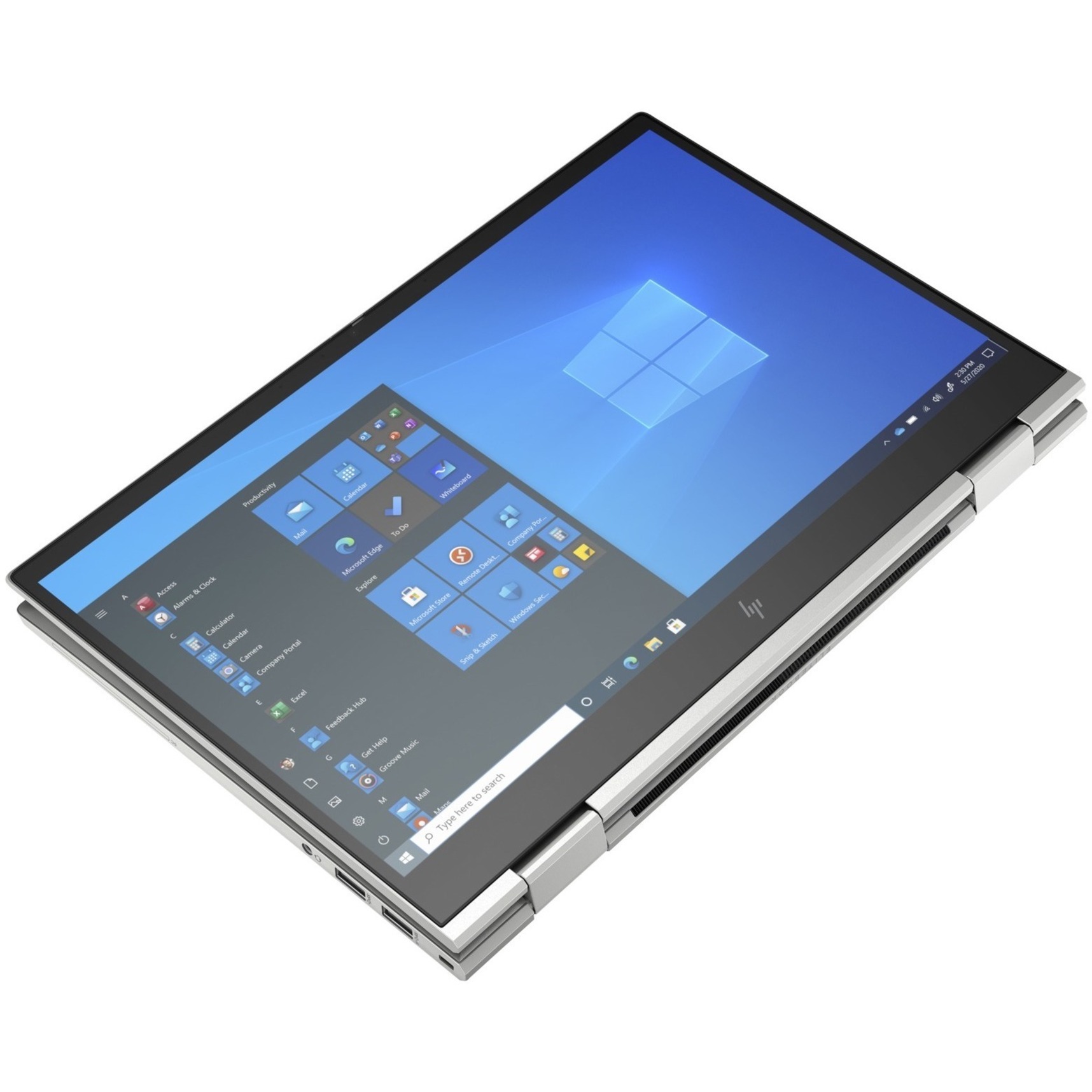 HP EliteBook x360 830 G8 13.3" Touchscreen Convertible 2 in 1 Notebook - Full HD - 60 Hz - Intel Core i7 11th Gen i7-1185G7 - vPro Technology - 16 GB - 256 GB SSD - Intel Chip - 1920 x 1080 - Intel Iris Xe Graphics - In-plane Switching (IPS) Technology - IEEE 802.11 a/b/g/n/ac/ax Wireless LAN Standard — alternate image3