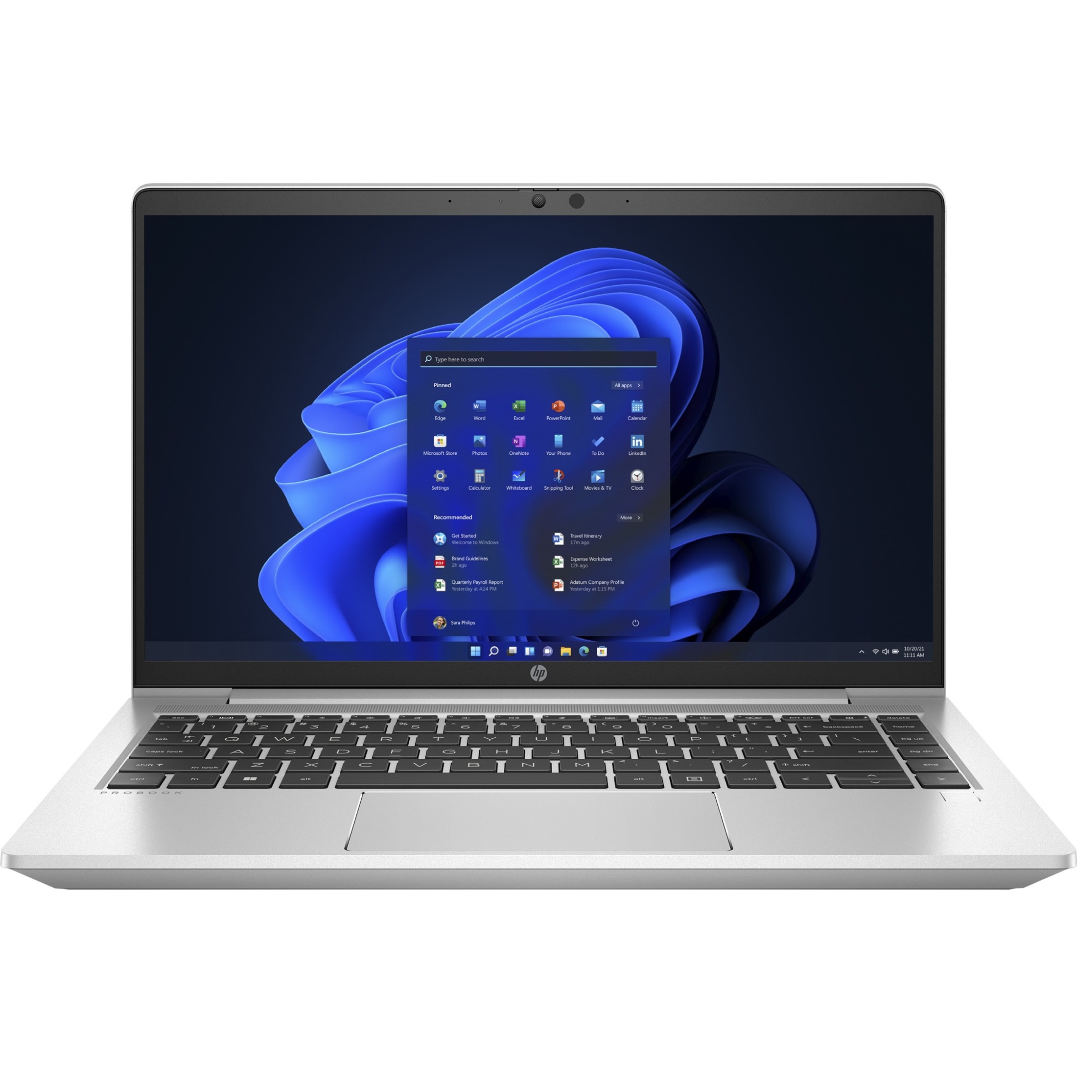 HP ProBook 440 G8 14" Notebook - Full HD - Intel Core i5 11th Gen i5-1135G7 - 16 GB - 512 GB SSD - 1920 x 1080 - Windows 10 Pro - Intel Iris Xe Graphics - In-plane Switching (IPS) Technology - Front Camera/Webcam - IEEE 802.11ax Wireless LAN Standard — frontmaximum
