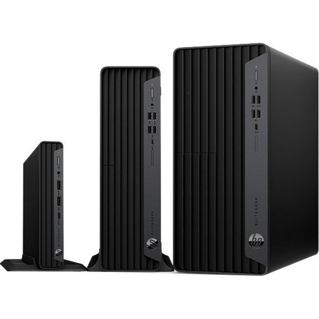 HP EliteDesk 805 G6 Desktop Computer - AMD Ryzen 7 PRO 4750G - 16 GB - 512 GB PCI Express NVMe SSD - Mini PC - AMD PRO 565 Chip - Windows 10 Pro 64-bit - AMD Radeon Graphics DDR4 SDRAM — alternate image1