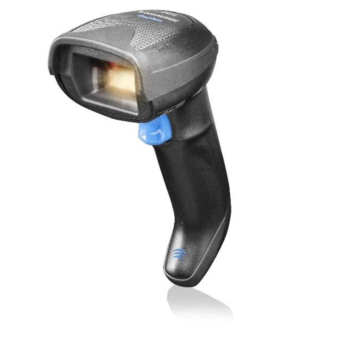 HP GBT4500 Wireless Barcode Scanner - Wireless Connectivity - 1D, 2D - Imager - Omni-directional - Bluetooth - Black - IP52