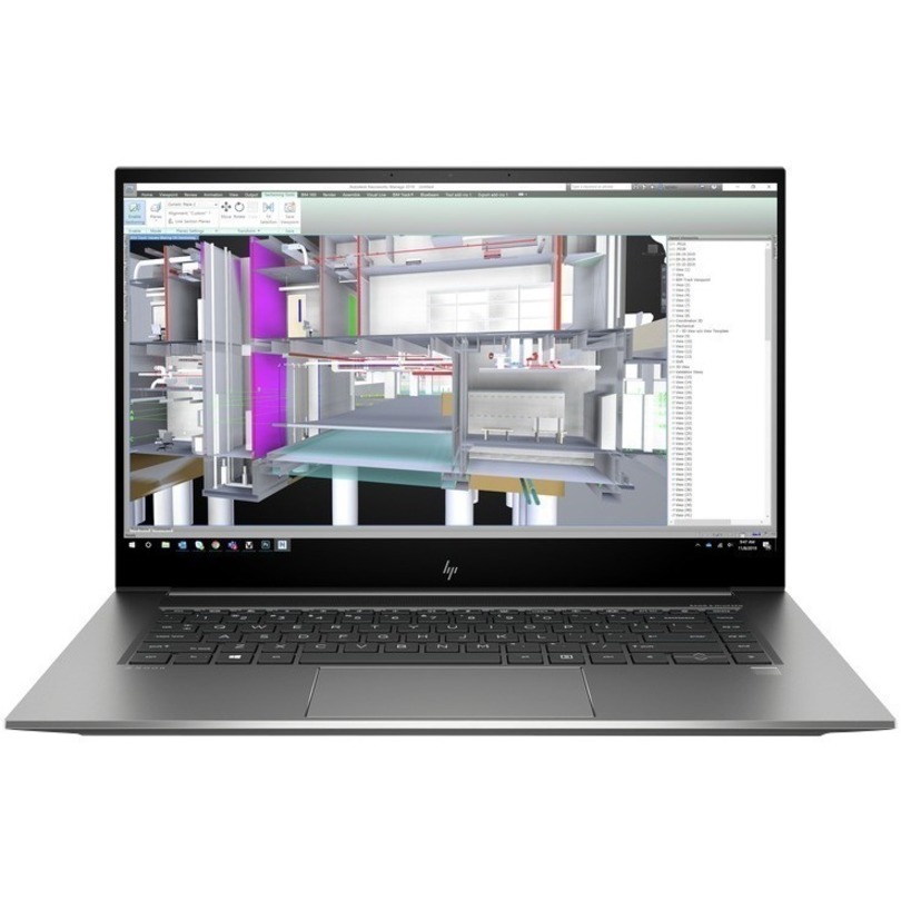 HP ZBook Create G7 15.6" Mobile Workstation - 60 Hz - Intel Core i7 10th Gen i7-10850H - vPro Technology - 16 GB - 512 GB SSD - Intel WM490 Chip - 14 Hours Battery Run Time - IEEE 802.11ax Wireless LAN Standard — alternate image2