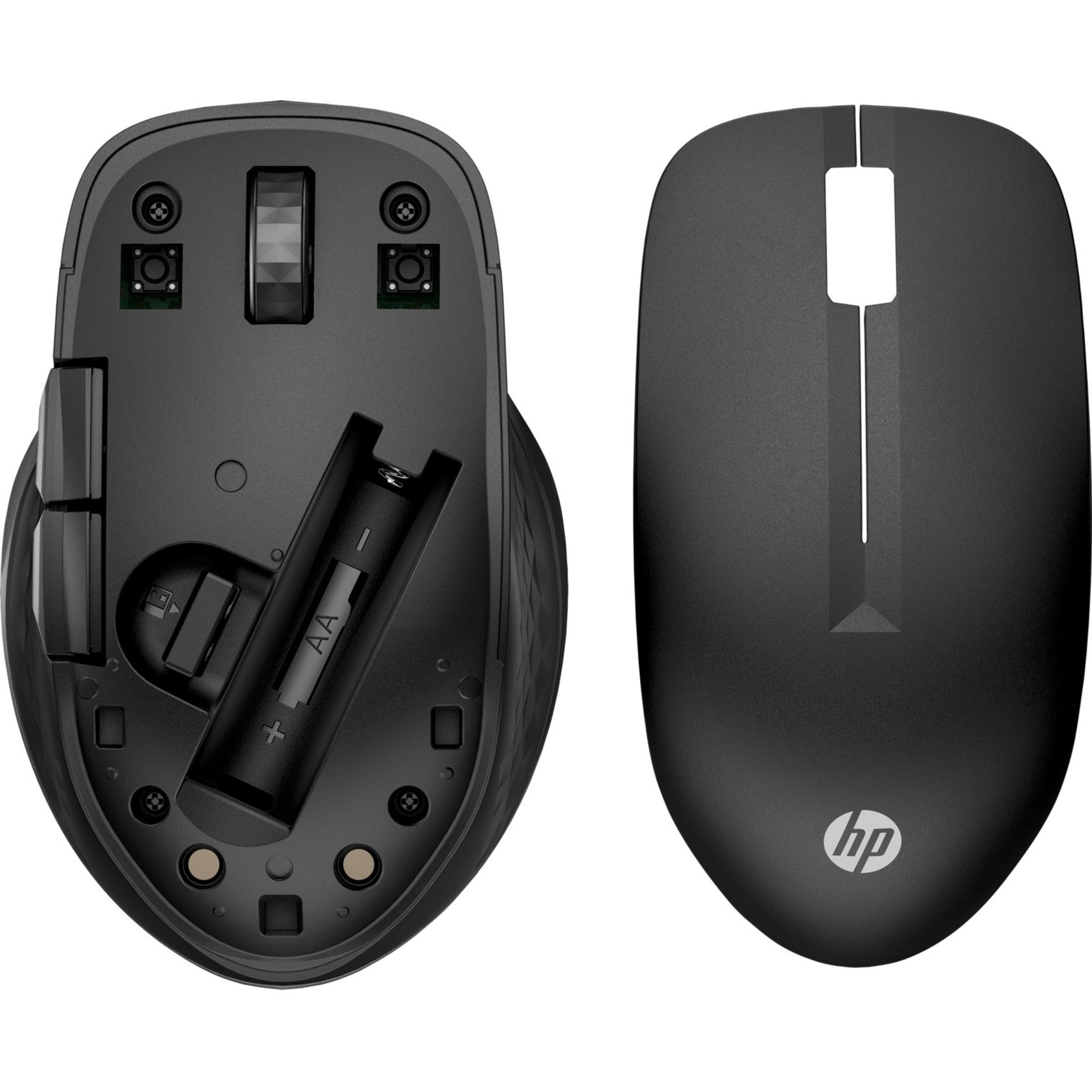 HP 430 Multi-Device Wireless Mouse - Blue Optical - Wireless - Bluetooth/Radio Frequency - Jet Black - USB Type A - 4000 dpi - Scroll Wheel - 5 Button(s) — alternate image5
