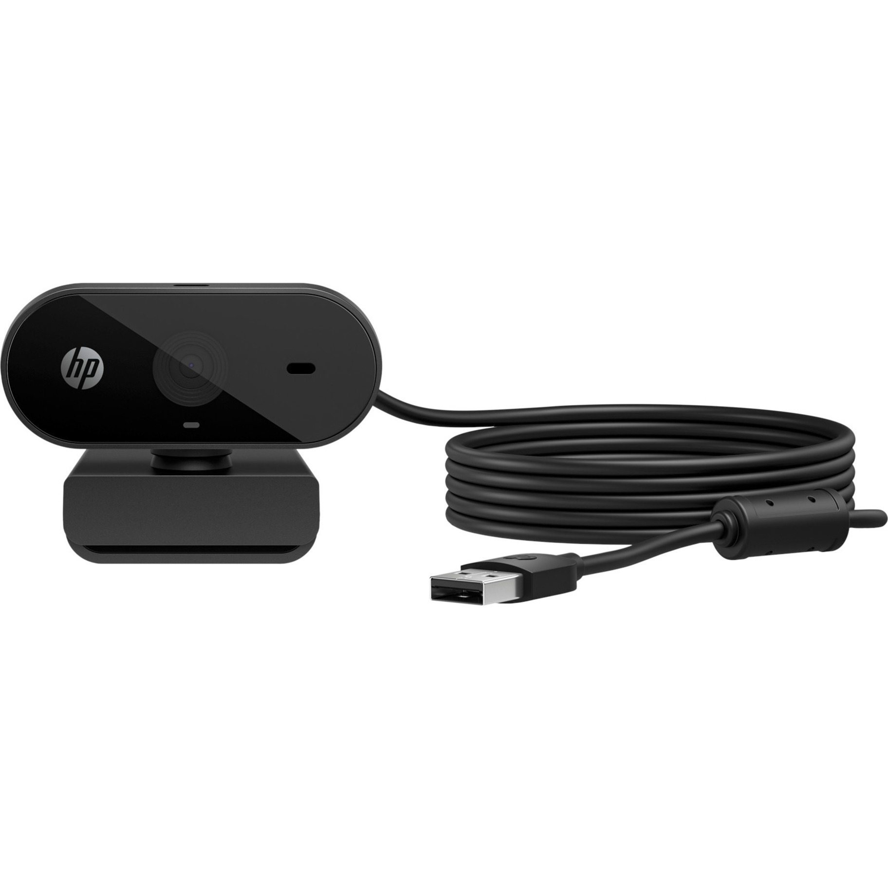 HP 325 Webcam - USB Type A - 1920 x 1080 Video - 66° Angle - Microphone - For Notebook, Monitor