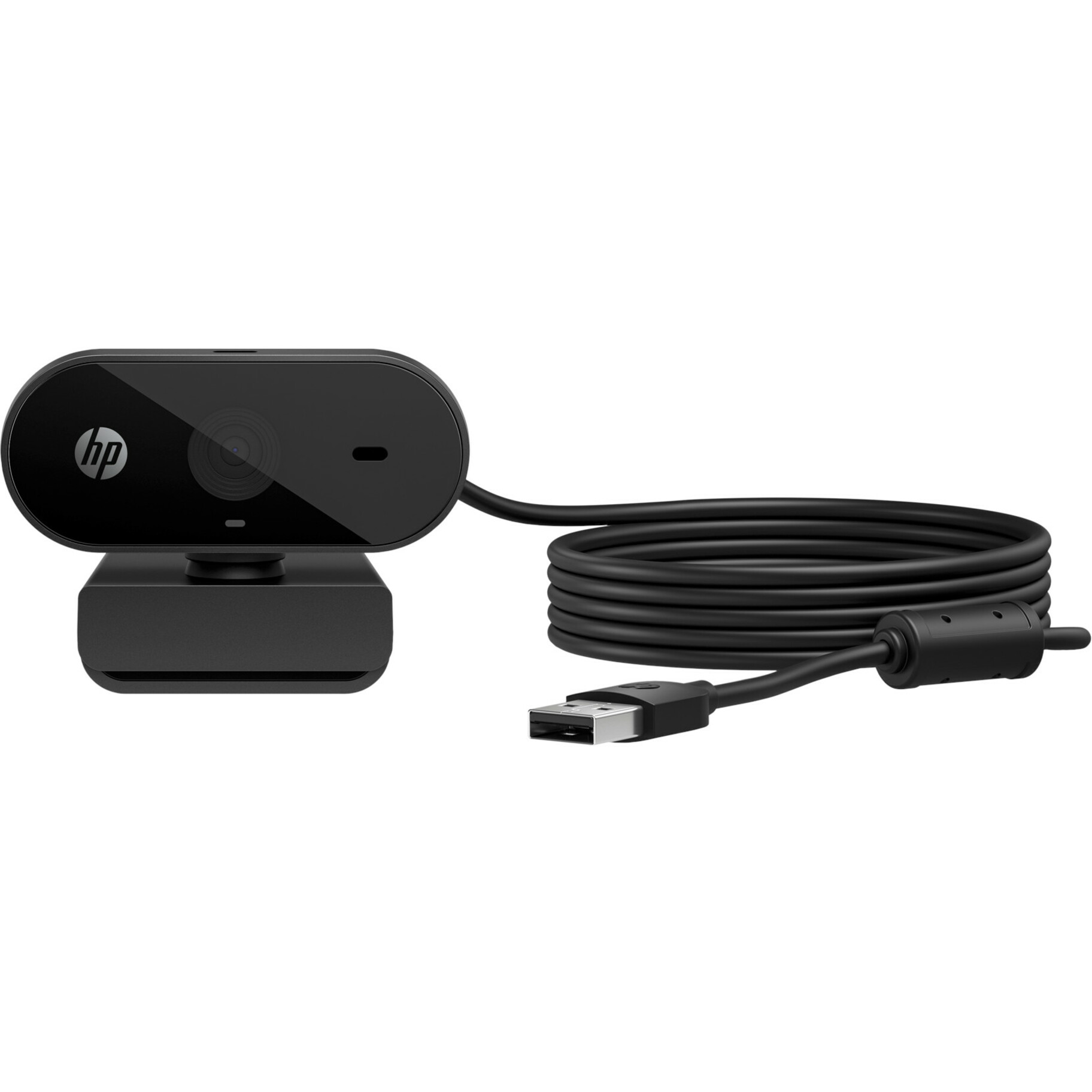 HP 325 Webcam - USB Type A - 1920 x 1080 Video - 66° Angle - Microphone - For Notebook, Monitor