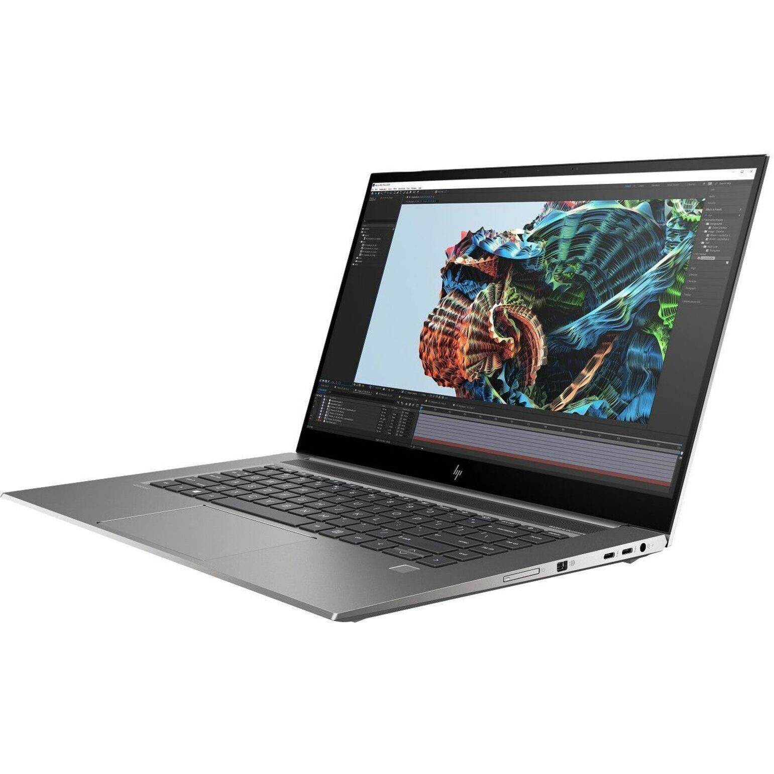 HP ZBook Studio G8 15.6" Mobile Workstation - Intel 11th Gen i7-11850H - 32 GB - 1 TB SSD - Intel WM590 Chip - Intel - Front Camera/Webcam — alternate image2