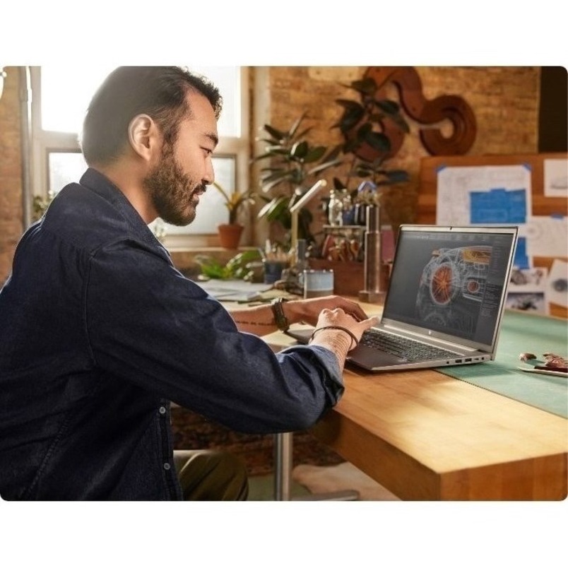 HP ZBook Power G8 15.6" Mobile Workstation - 60 Hz - Intel Core i7 11th Gen i7-11850H - vPro Technology - 32 GB - 512 GB SSD - Intel WM590 Chip - Windows 10 Pro - In-plane Switching (IPS) Technology - 12 Hours Battery Run Time - IEEE 802.11ax Wireless LAN Standard — alternate image5