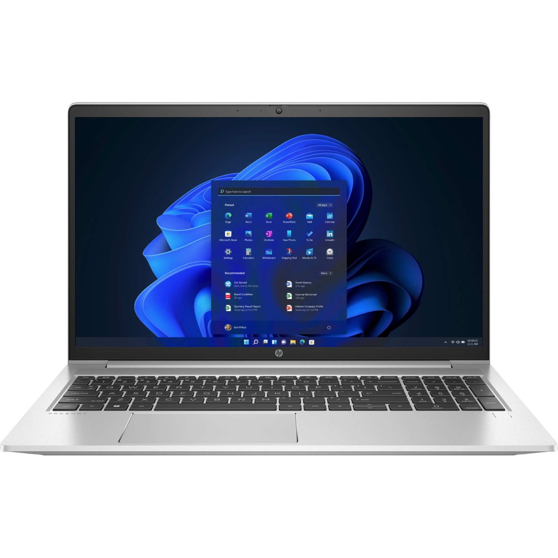 HP ProBook 450 G8 15.6" Notebook - Full HD - Intel Core i5 11th Gen i5-1135G7 - 8 GB - 512 GB SSD - 1920 x 1080 - Windows 10 Pro - Intel Iris Xe Graphics - In-plane Switching (IPS) Technology - Front Camera/Webcam - IEEE 802.11ax Wireless LAN Standard — frontmaximum