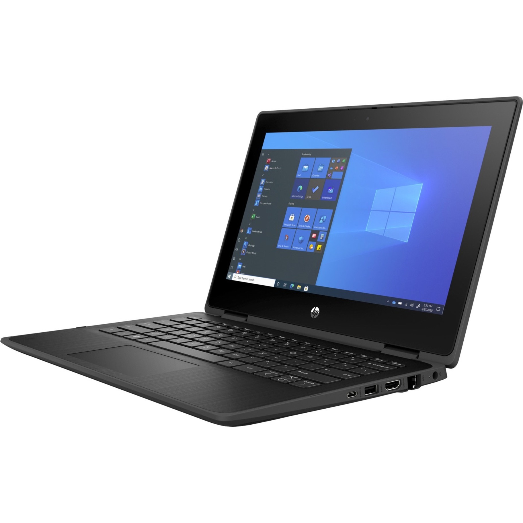 HP ProBook x360 11 G7 EE 11.6" Touchscreen Rugged Convertible 2 in 1 Notebook - Intel Pentium Silver N6000 - 8 GB - 128 GB SSD - Intel Chip - Front Camera/Webcam - 11.50 Hours Battery Run Time - IEEE 802.11a/b/g/n/ac Wireless LAN Standard — alternate image1