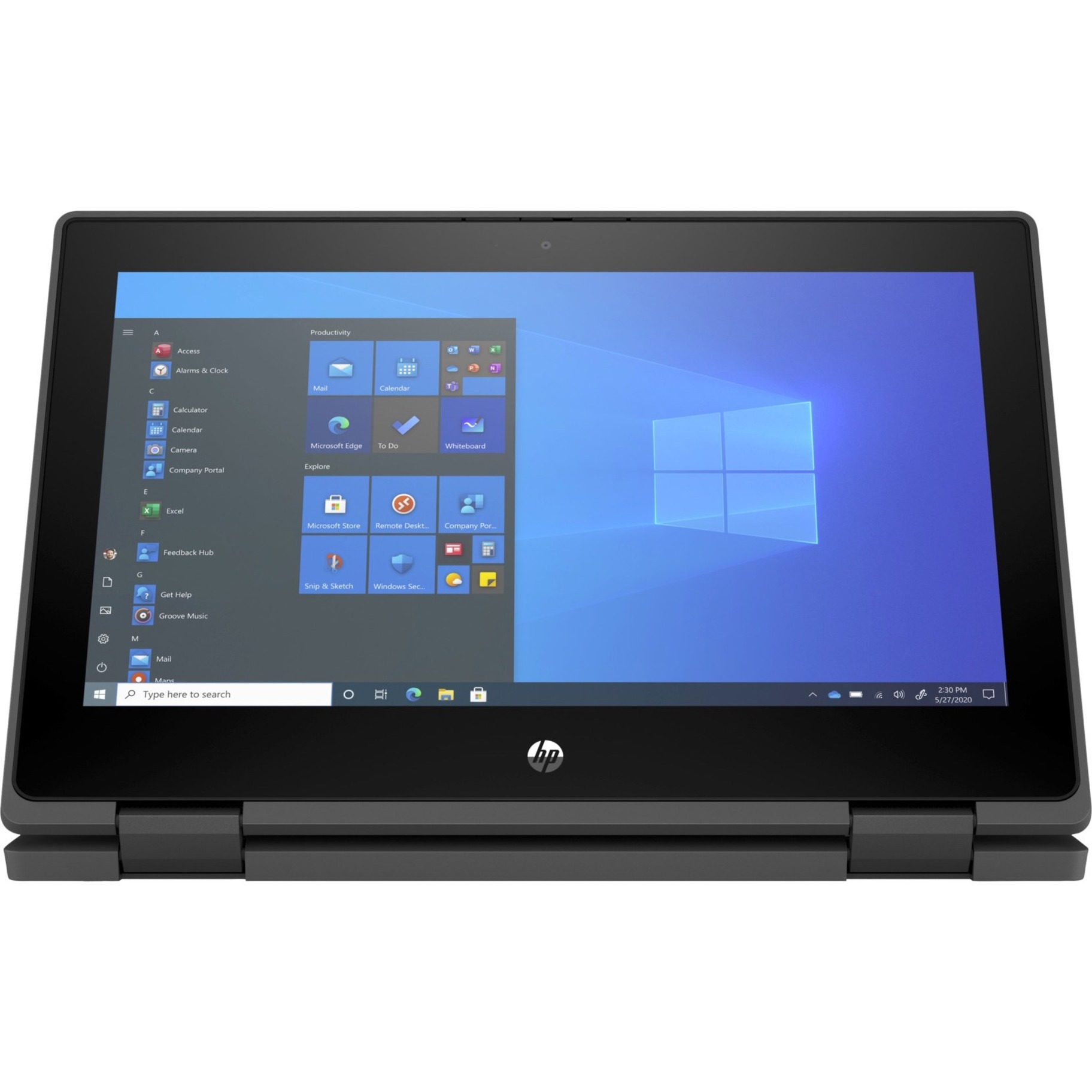 HP ProBook x360 11 G7 EE 11.6" Touchscreen Rugged Convertible 2 in 1 Notebook - Intel Pentium Silver N6000 - 8 GB - 128 GB SSD - Intel Chip - Front Camera/Webcam - 11.50 Hours Battery Run Time - IEEE 802.11a/b/g/n/ac Wireless LAN Standard — alternate image4