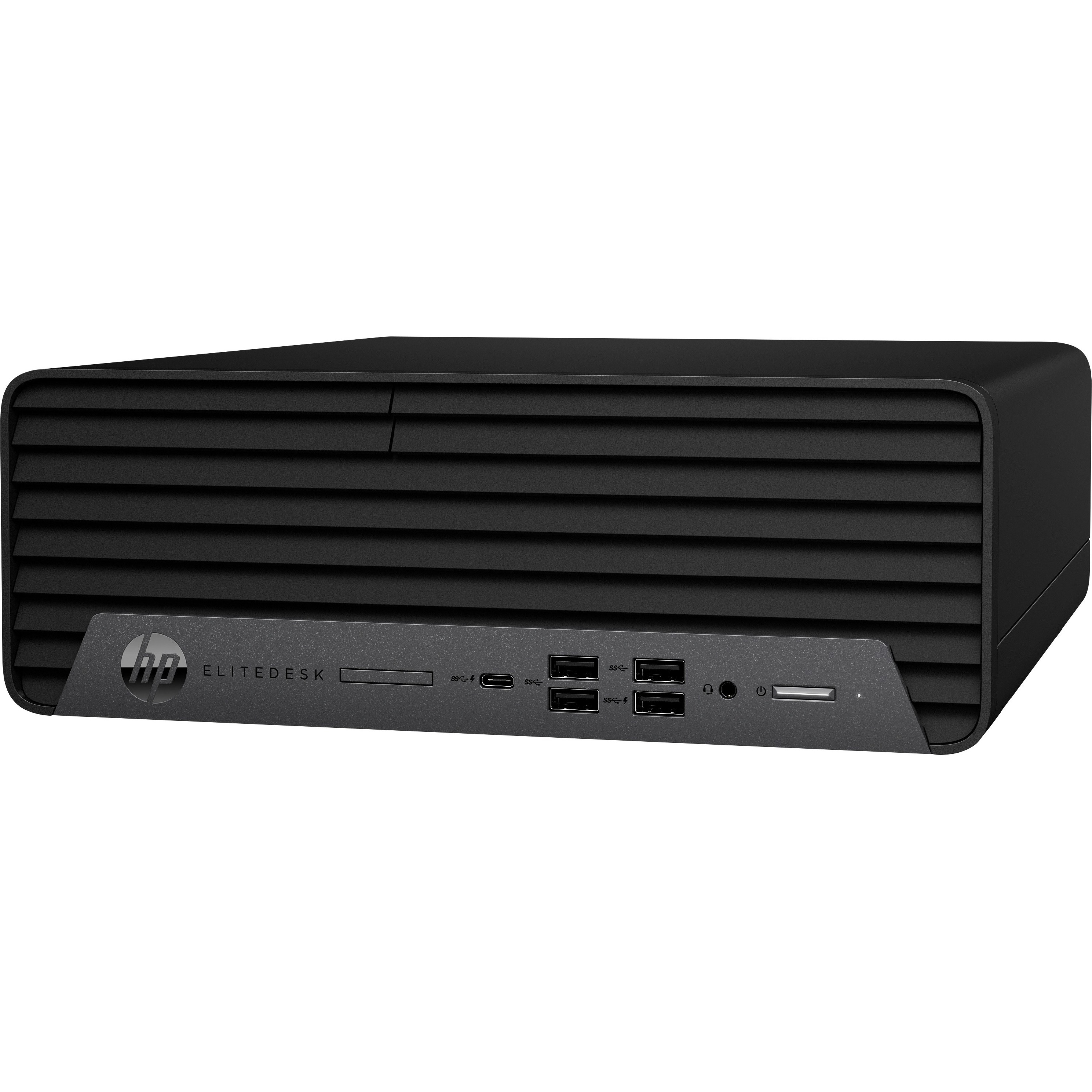 HP EliteDesk 805 G6 Desktop Computer - AMD 5350G - 8 GB - 256 GB PCI Express NVMe SSD - Small Form Factor - AMD PRO 565 Chip - AMD Radeon Graphics DDR4 SDRAM — left