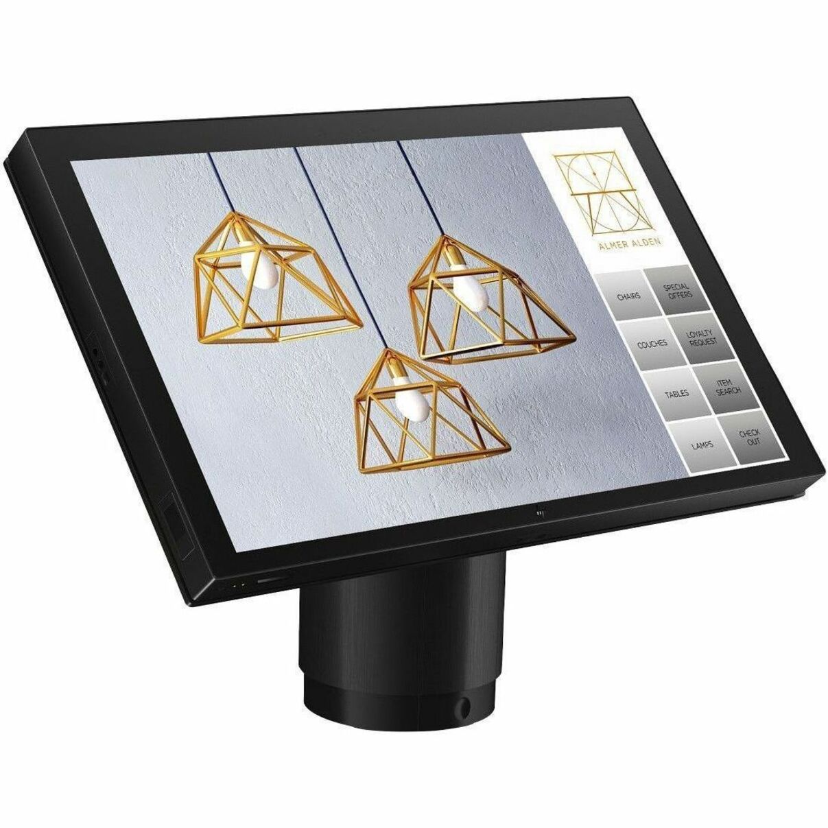 HP Engage One Pro POS Terminal - Intel Celeron - 4 GB DDR4 SDRAM - 128 GB SSD PCIe NVMe — alternate image1