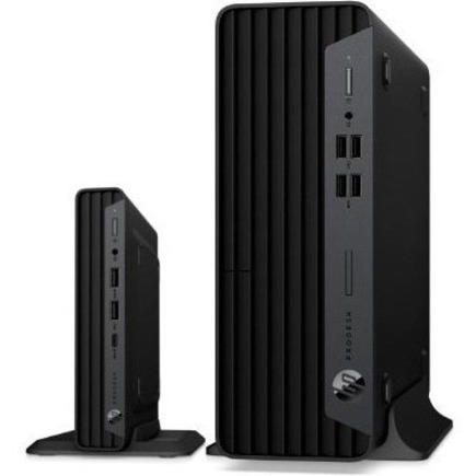 HP Business Desktop ProDesk 400 G6 Desktop Computer - Intel Core i5 10th Gen i5-10600T - vPro Technology - 16 GB - 256 GB PCI Express NVMe 3.0 SSD - Desktop Mini - Intel Q470 Chip - Intel UHD Graphics 630 DDR4 SDRAM — alternate image2