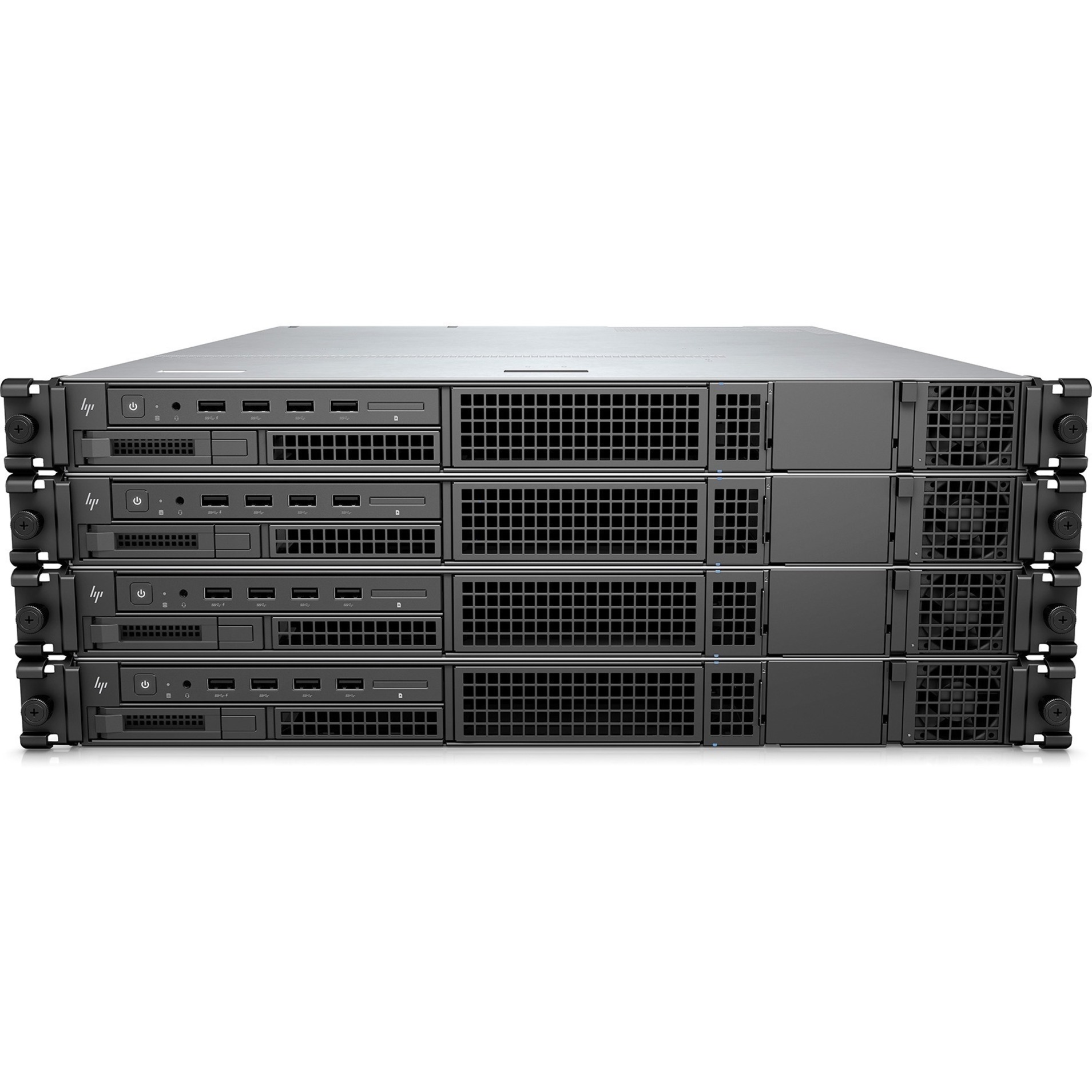 HP ZCentral 4R Workstation - 1 Xeon W W-2255 - vPro Technology - 128 GB - 512 GB SSD - Rack-mountable - Intel C422 Chip - Serial ATA/600 Controller - 0, 1, 10 RAID Levels - Gigabit Ethernet, 10 Gigabit Ethernet — alternate image1