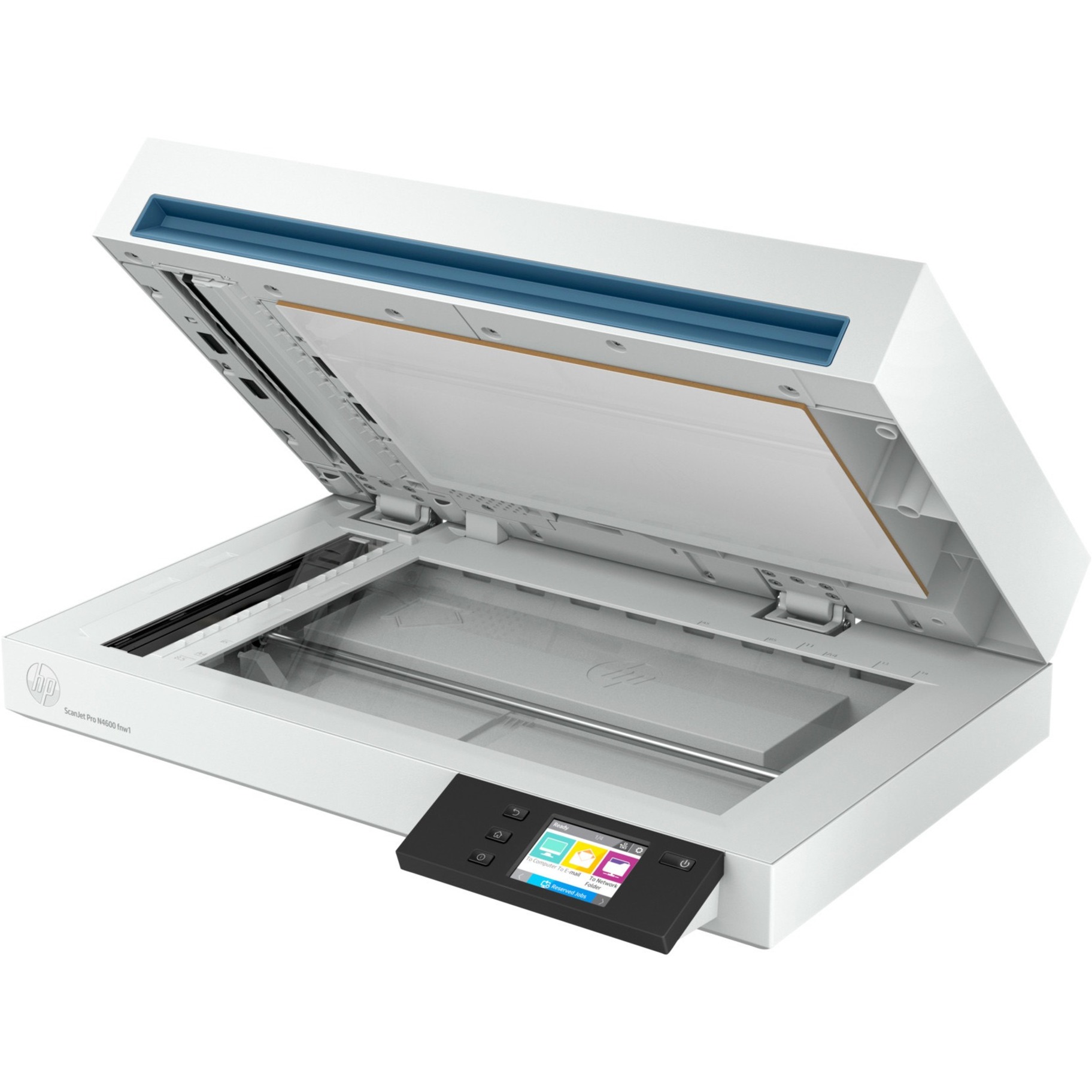 HP ScanJet Pro N4600 fnw1 Flatbed/ADF Scanner - 1200 dpi Optical - 48-bit Color - 8-bit Grayscale - 40 ppm (Mono) - 40 ppm (Color) - Duplex Scanning - USB — alternate image3