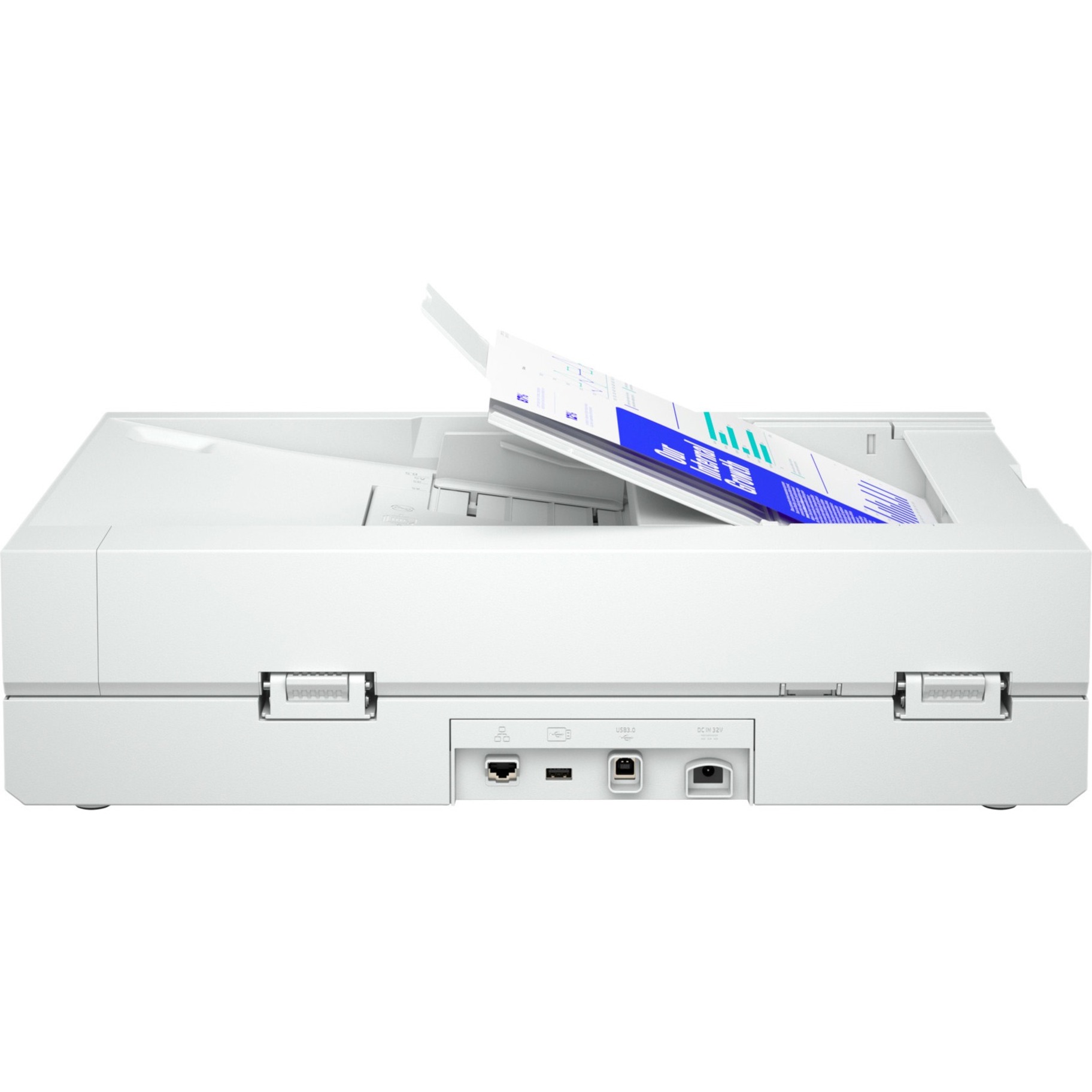 HP ScanJet Pro N4600 fnw1 Flatbed/ADF Scanner - 1200 dpi Optical - 48-bit Color - 8-bit Grayscale - 40 ppm (Mono) - 40 ppm (Color) - Duplex Scanning - USB — alternate image5