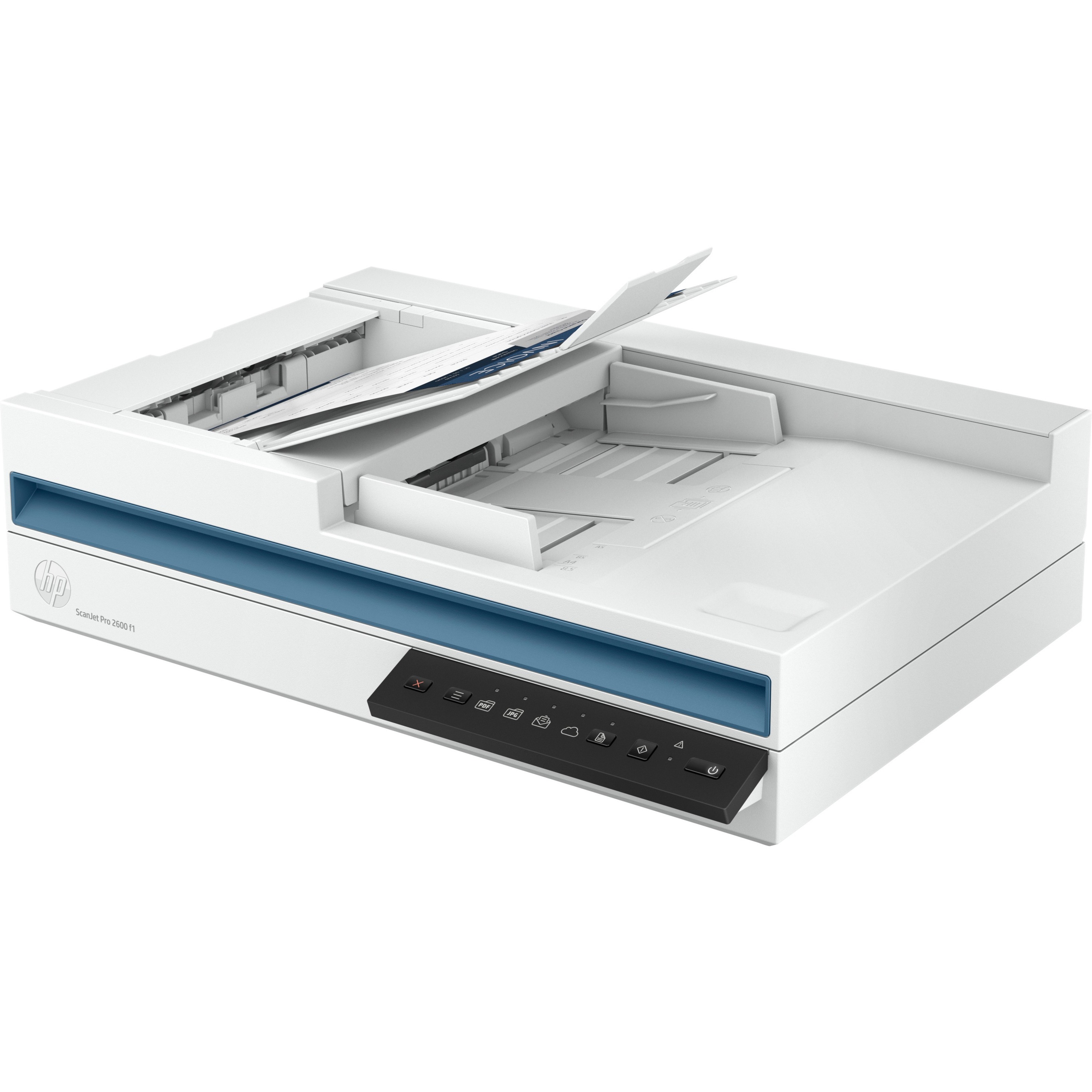 HP ScanJet Pro 2600 f1 Flatbed/ADF Scanner - 1200 dpi Optical - 48-bit Color - 25 ppm (Mono) - 25 ppm (Color) - Duplex Scanning - USB — alternate image2