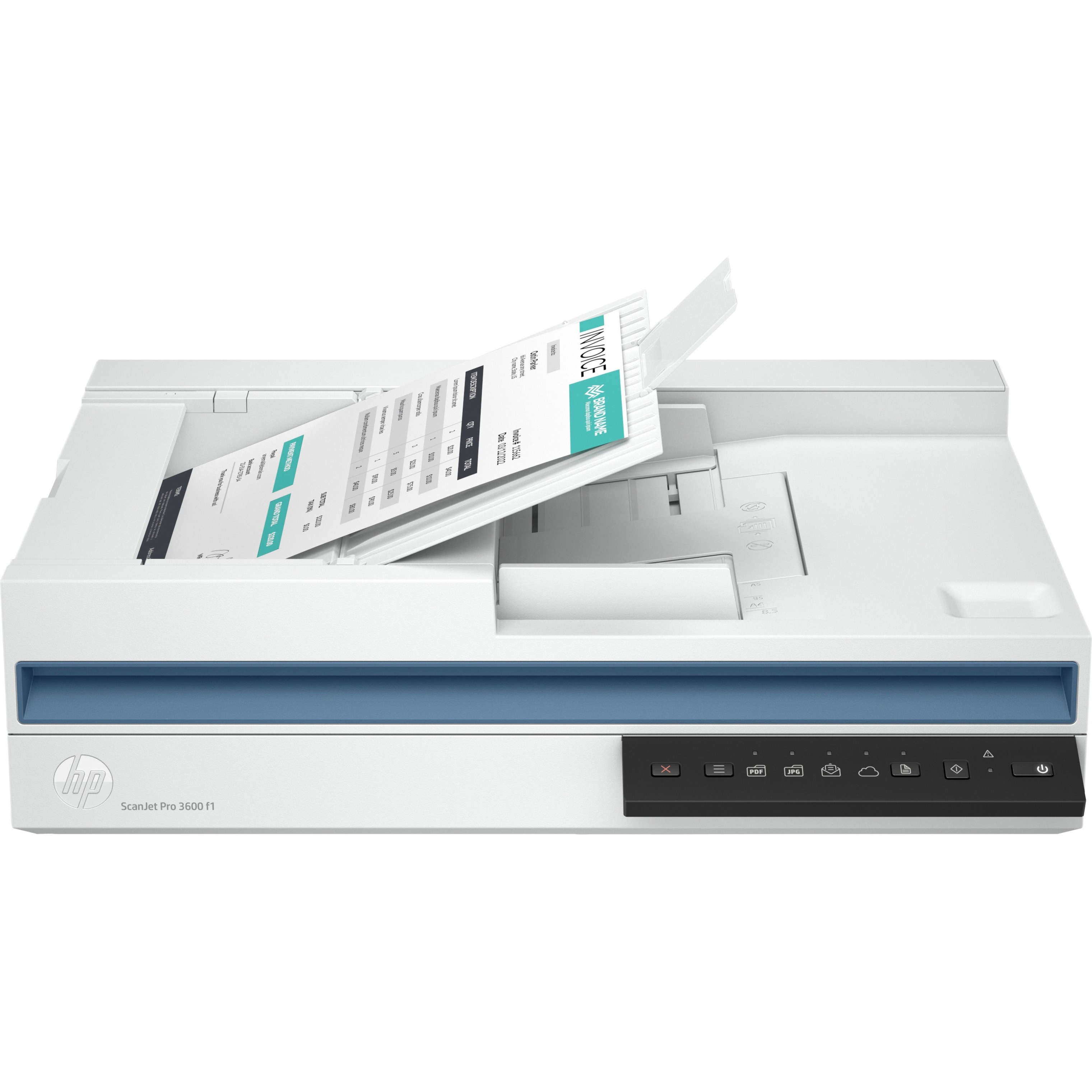 HP ScanJet Pro 3600 f1 Flatbed/ADF Scanner - 600 dpi Optical - 48-bit Color - 30 ppm (Mono) - 30 ppm (Color) - Duplex Scanning - USB — alternate image2