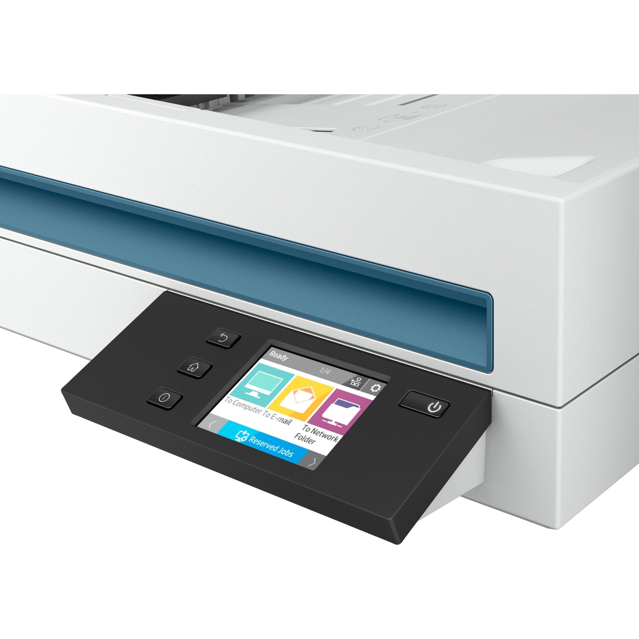 HP Scanjet Enterprise Flow N6600 fnw1 Flatbed/ADF Scanner - 1200 dpi Optical - 48-bit Color - 8-bit Grayscale - 50 ppm (Mono) - 50 ppm (Color) - Duplex Scanning - USB — alternate image1