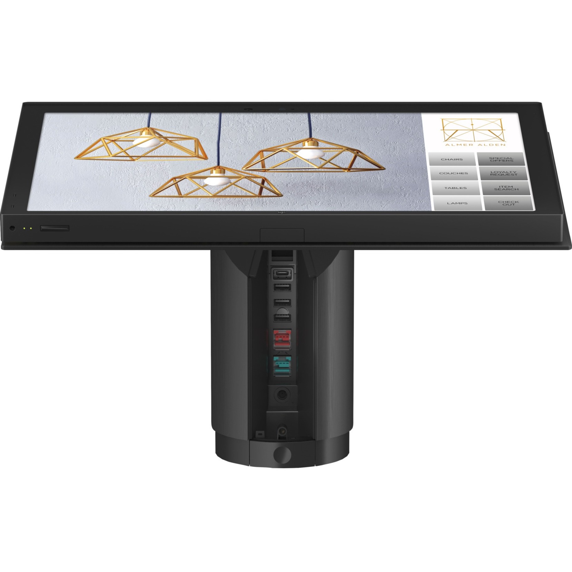 HP Engage One Pro AIO System - Core i3 3.20 GHz - 8 GB DDR4 SDRAM - 128 GB SSD PCIe NVMe - Windows 10 IoT — alternate image1