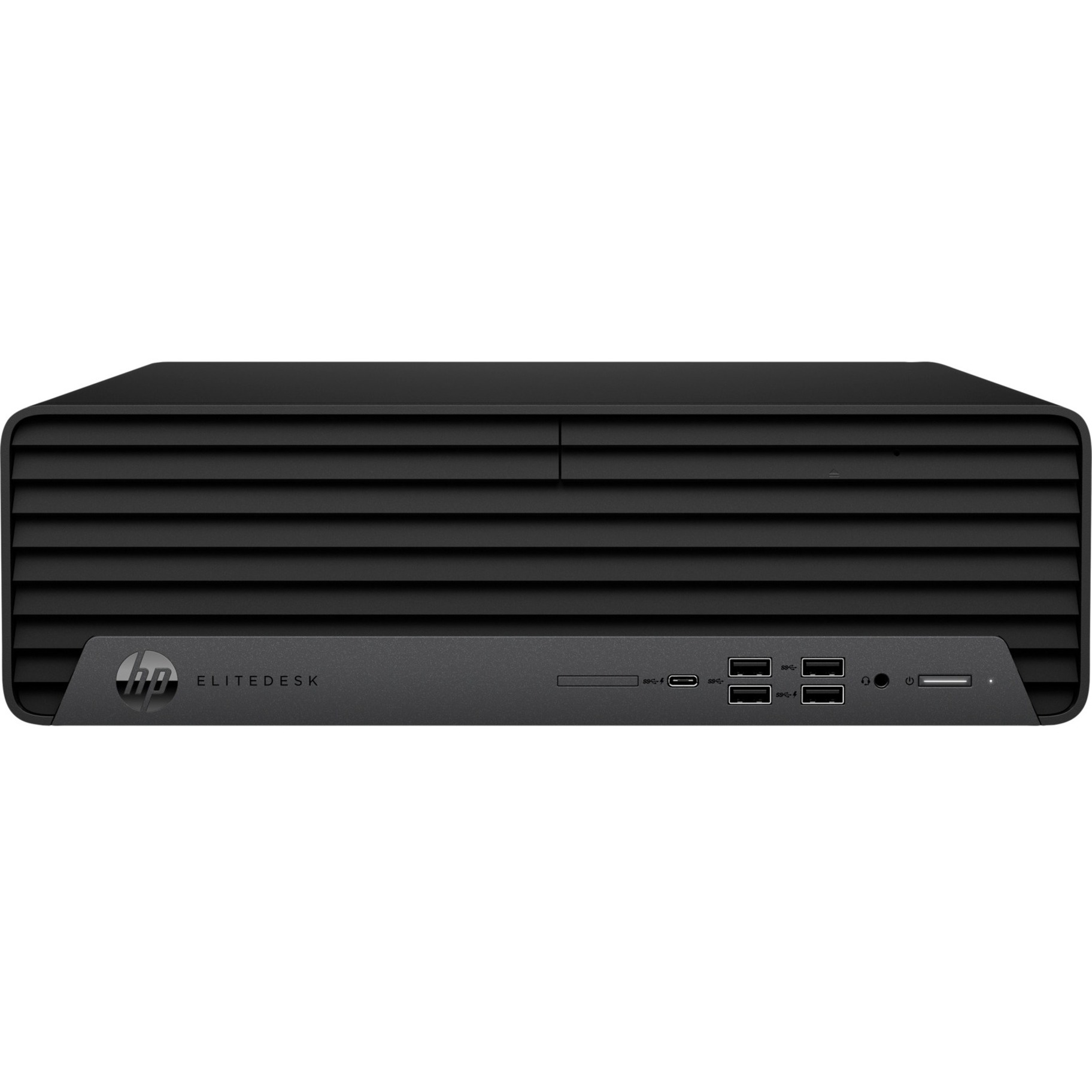 HP EliteDesk 800 G6 Desktop Computer - Intel Core i7 10th Gen i7-10700 - vPro Technology - 16 GB - 256 GB PCI Express NVMe 3.0 SSD - Small Form Factor - Intel Q470 Chip - Intel UHD Graphics 630 DDR4 SDRAM — front