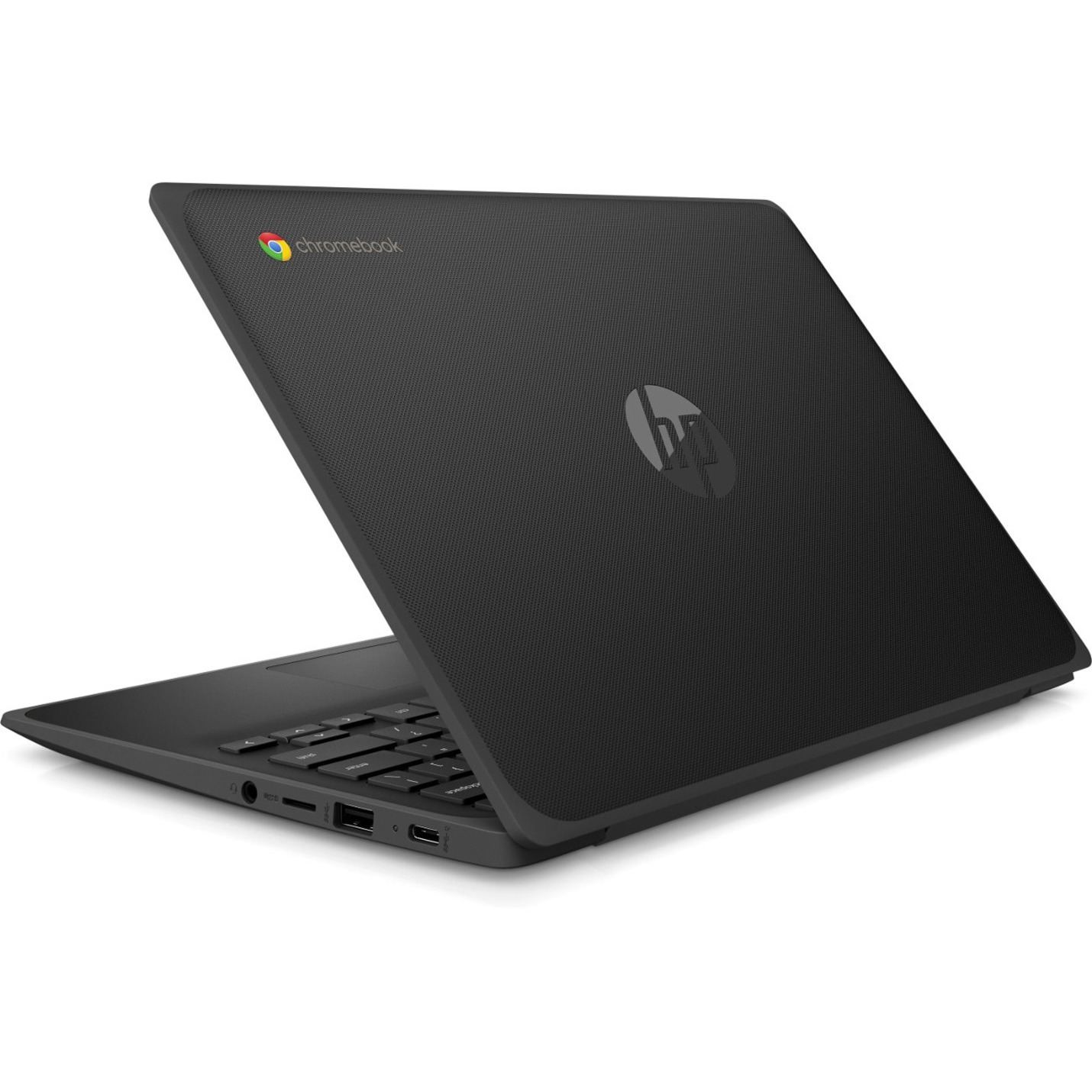 HP Chromebook 11 G9 EE 11.6" Touchscreen Chromebook - Intel Celeron N5100 - 8 GB - 64 GB Flash Memory - Intel Chip - In-plane Switching (IPS) Technology - IEEE 802.11ax Wireless LAN Standard — rear