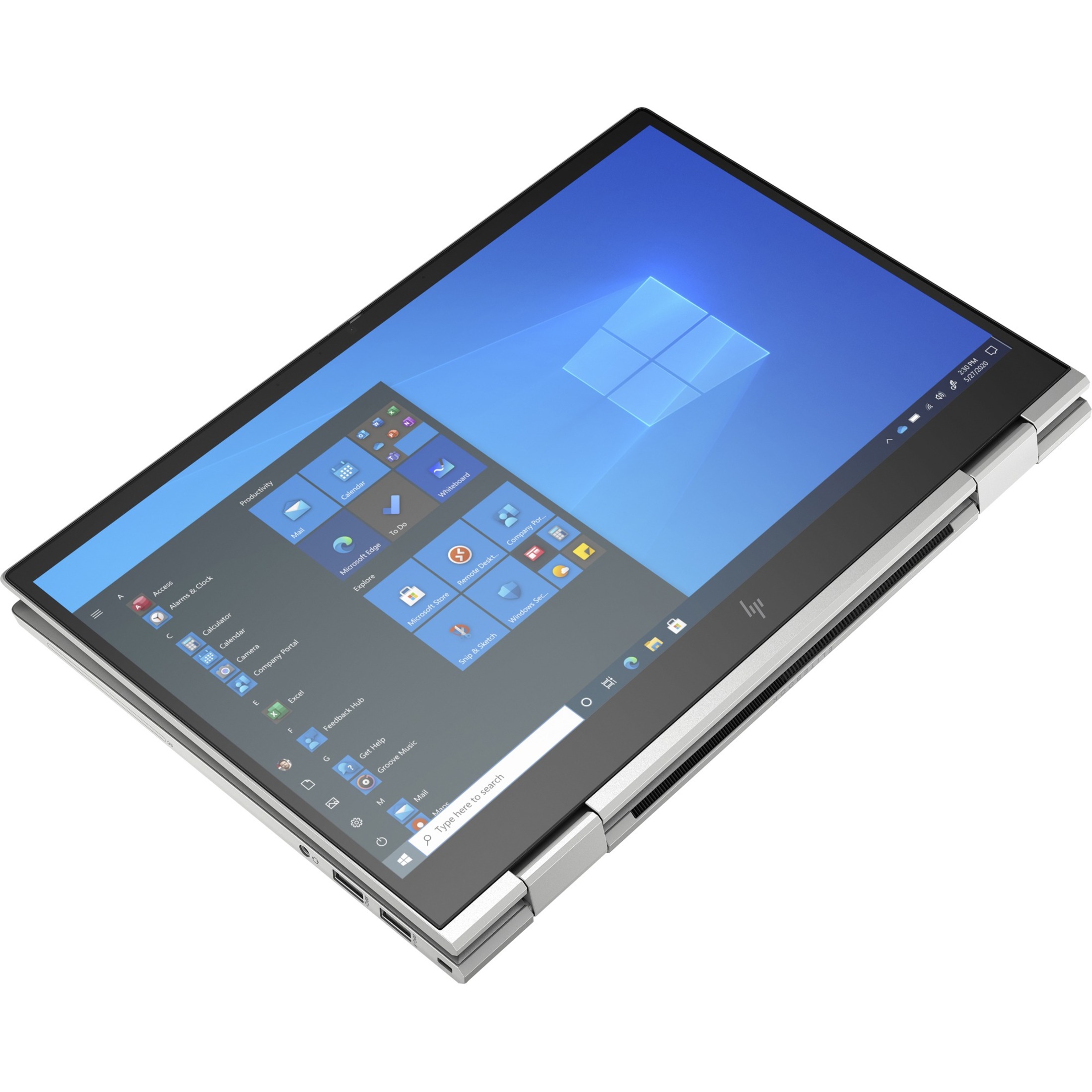 HP EliteBook x360 830 G8 13.3" Touchscreen Convertible 2 in 1 Notebook - Intel Core i5 11th Gen i5-1145G7 - 16 GB - 512 GB SSD - Intel Chip - In-plane Switching (IPS) Technology, Sure View - Front Camera/Webcam - IEEE 802.11ax Wireless LAN Standard — alternate image4