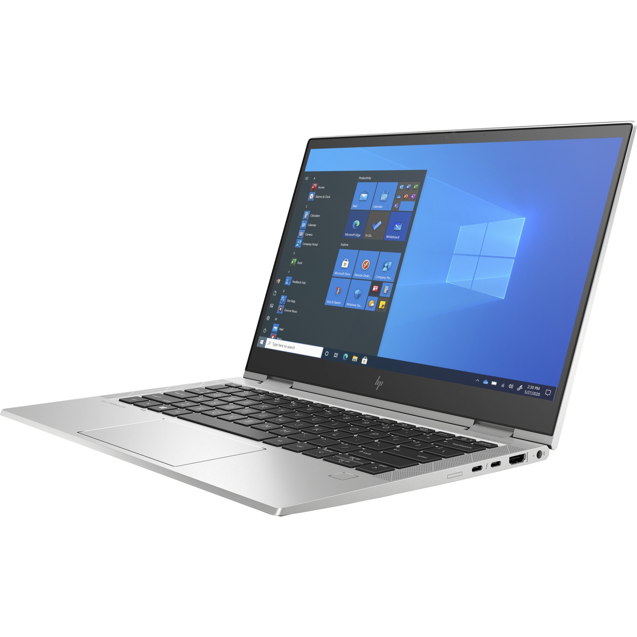 HP EliteBook x360 830 G8 13.3" Touchscreen Convertible 2 in 1 Notebook - Intel Core i5 11th Gen i5-1145G7 - 16 GB - 256 GB SSD - Intel Chip - In-plane Switching (IPS) Technology, Sure View - Front Camera/Webcam - IEEE 802.11ax Wireless LAN Standard — alternate image1
