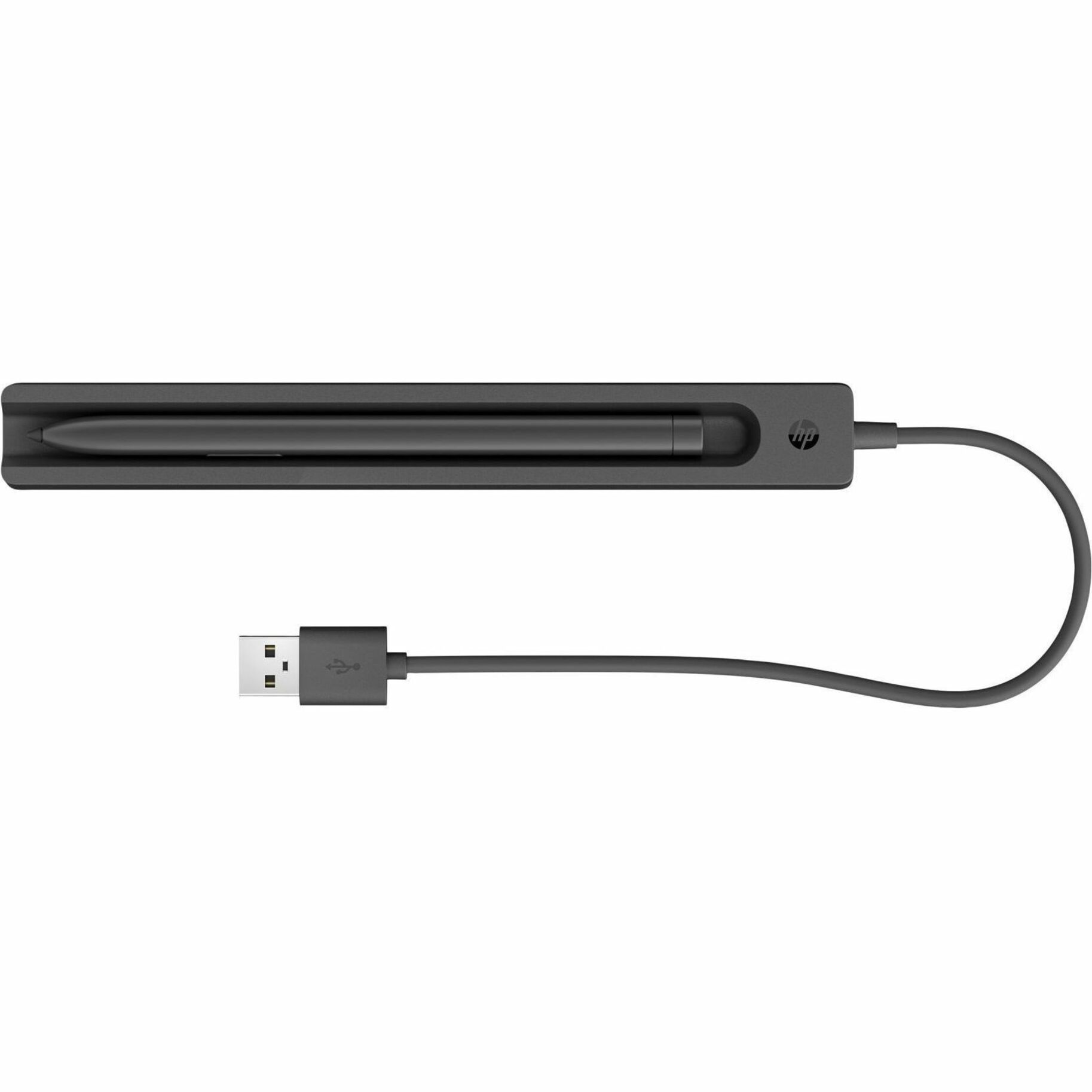 HP Slim Rechargeable Pen Charger - 5.90" Cable - Black — alternate image4