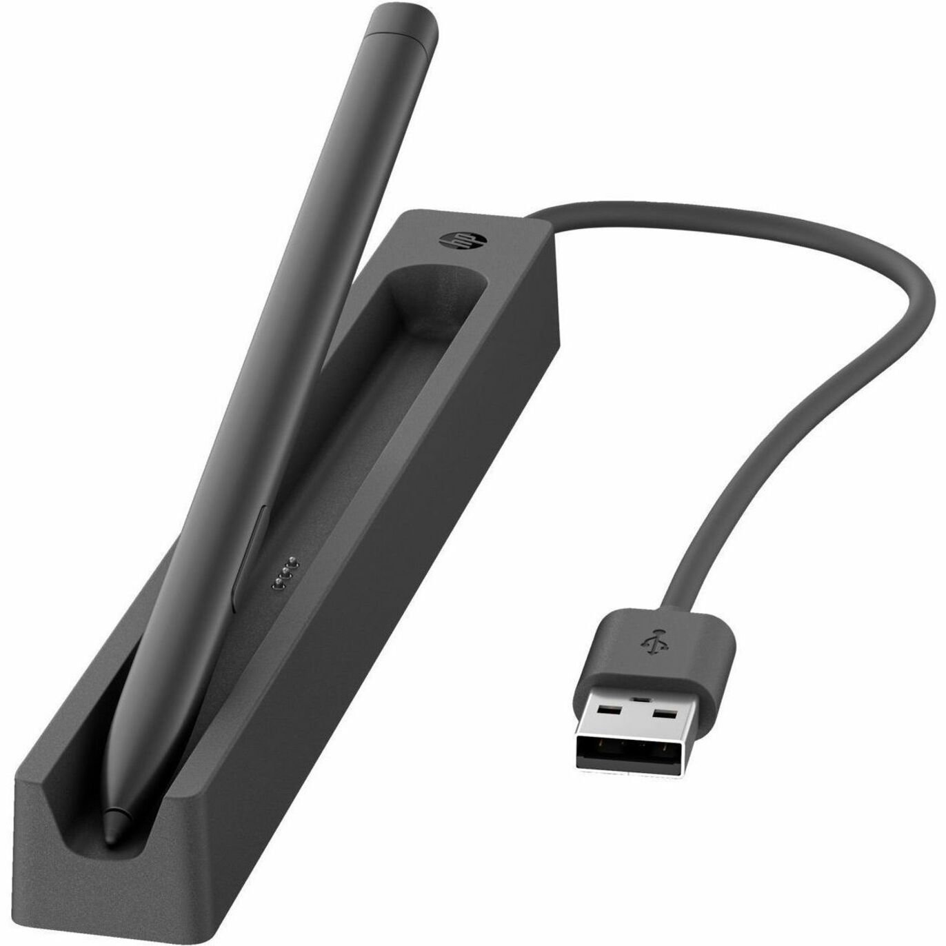 HP Slim Rechargeable Pen Charger - 5.90" Cable - Black — alternate image5