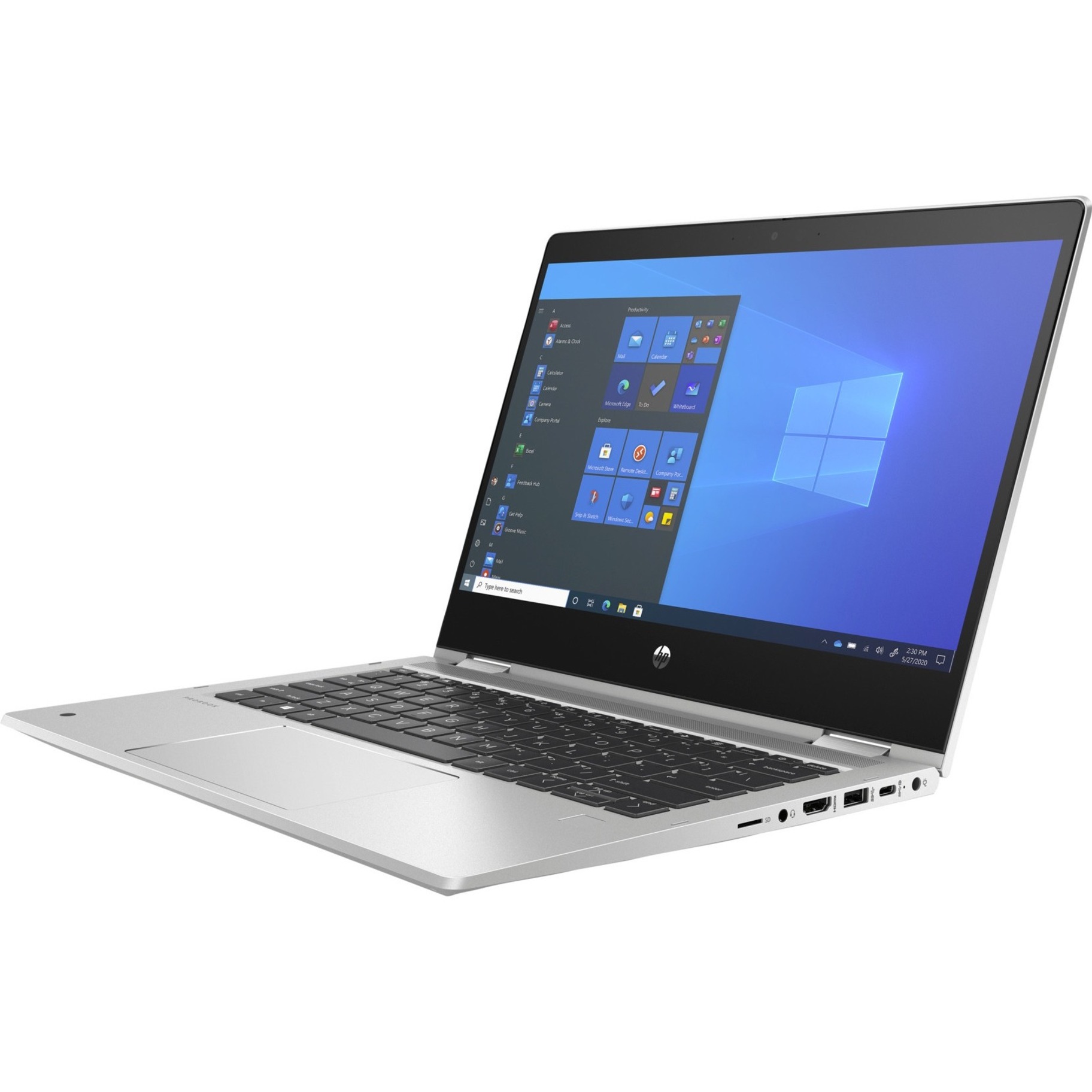 HP ProBook x360 435 G8 13" Touchscreen Convertible 2 in 1 Notebook - AMD Ryzen 5 PRO 5650U - 8 GB - 256 GB SSD - AMD Chip — alternate image1