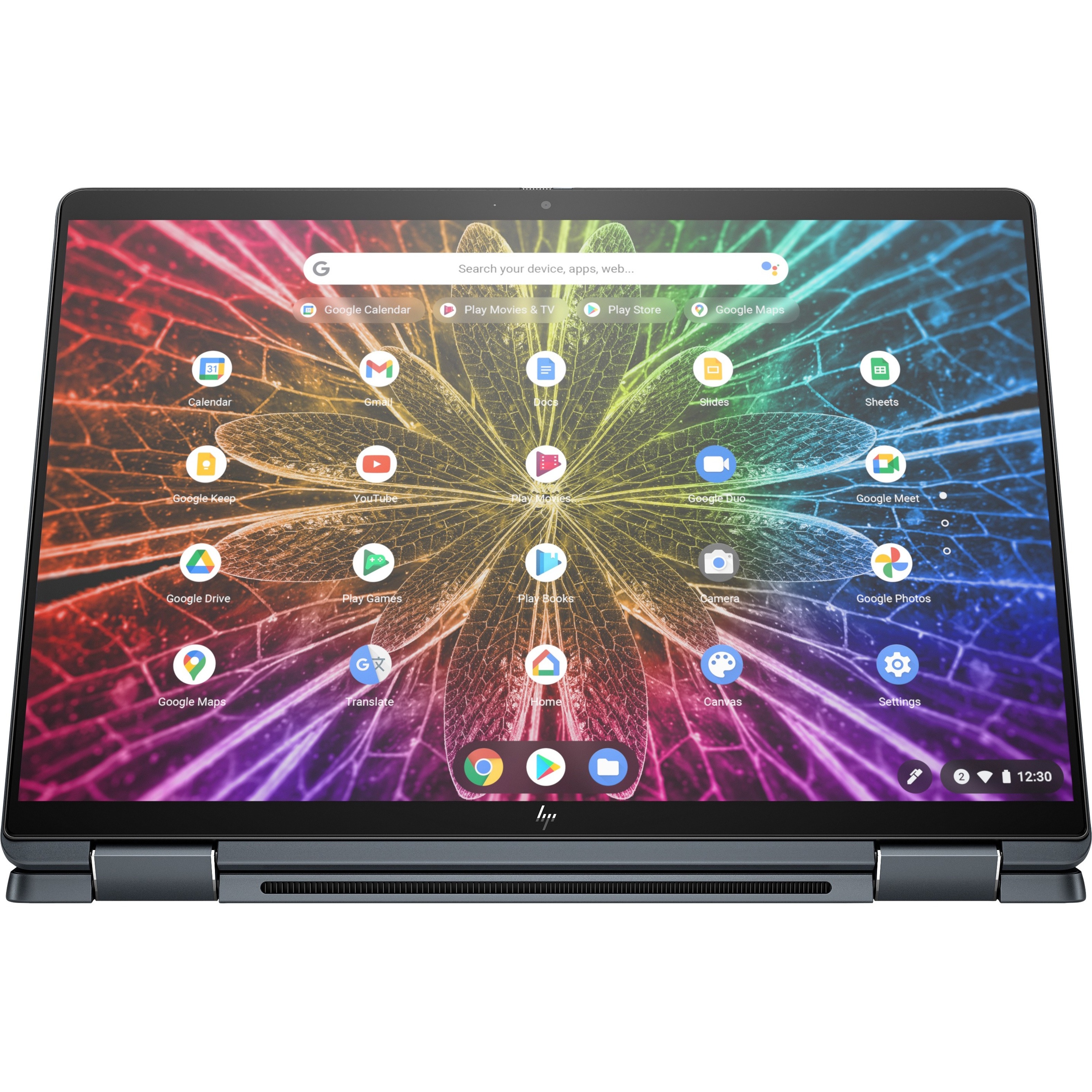 HP Elite Dragonfly 13.5" Convertible 2 in 1 Chromebook - WUXGA+ - Intel Core i5 12th Gen i5-1245U - vPro Technology - 8 GB - 256 GB SSD - English Keyboard - Smart Buy - Intel Chip - 1920 x 1280 - ChromeOS - Intel Iris Xe Graphics - Sure View, In-plane Switching (IPS) Technology, BrightView - Front Camera/Webcam - IEEE 802.11ax Wireless LAN Standard — alternate image2