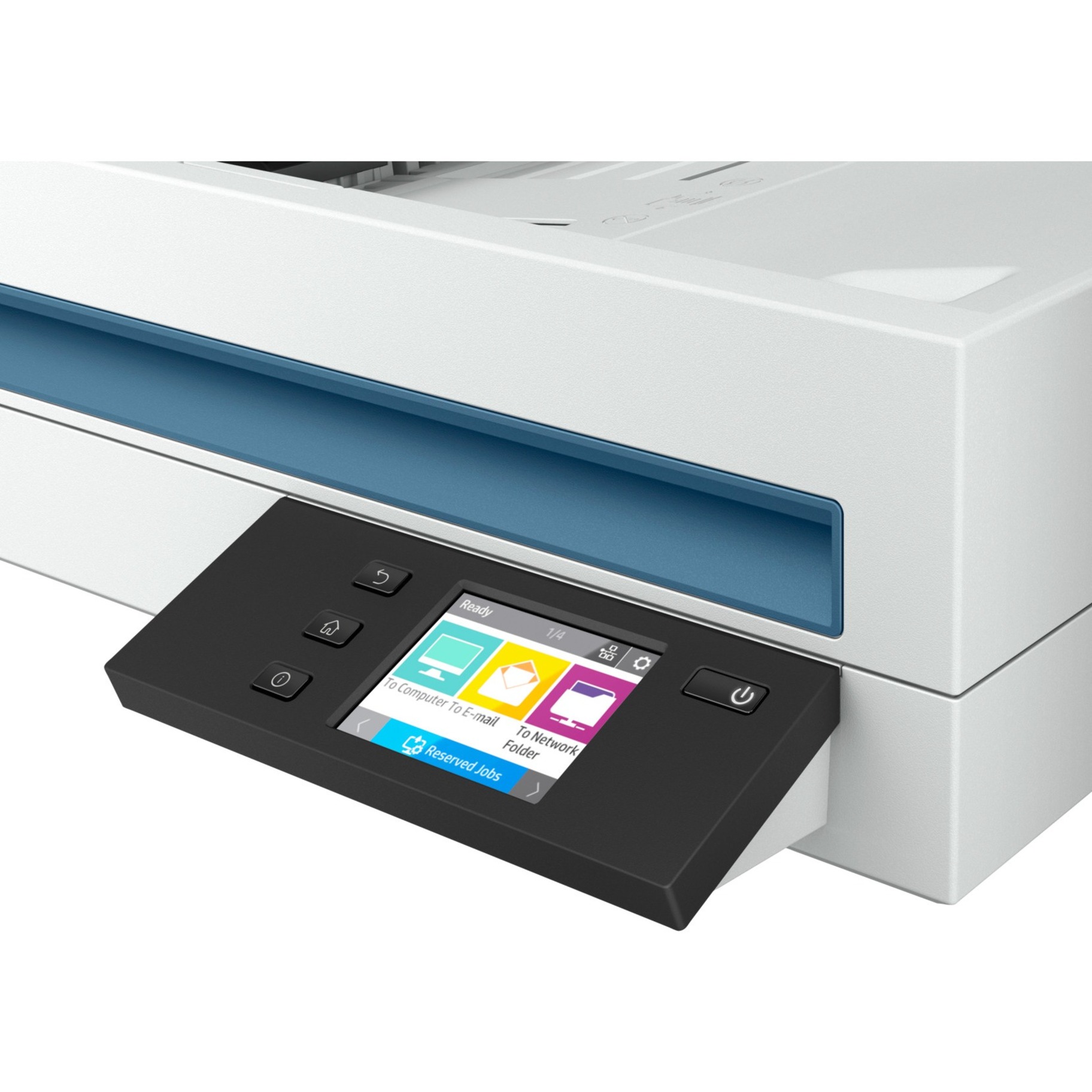HP Scanjet Enterprise Flow N6600 fnw1 Flatbed/ADF Scanner - 600 dpi Optical - 48-bit Color - 50 ppm (Mono) - 50 ppm (Color) - Duplex Scanning - USB — alternate image1