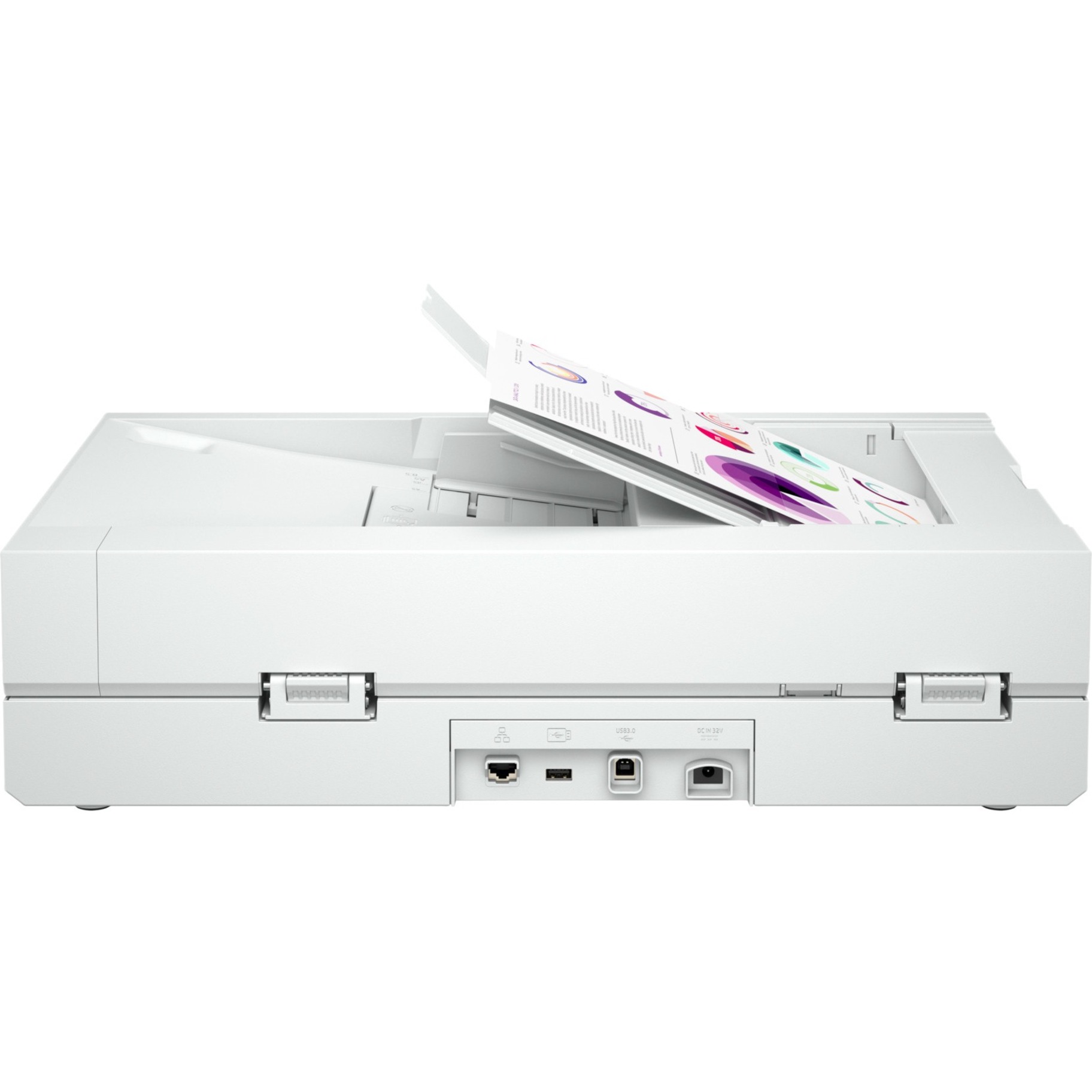 HP Scanjet Enterprise Flow N6600 fnw1 Flatbed/ADF Scanner - 600 dpi Optical - 48-bit Color - 50 ppm (Mono) - 50 ppm (Color) - Duplex Scanning - USB — alternate image3