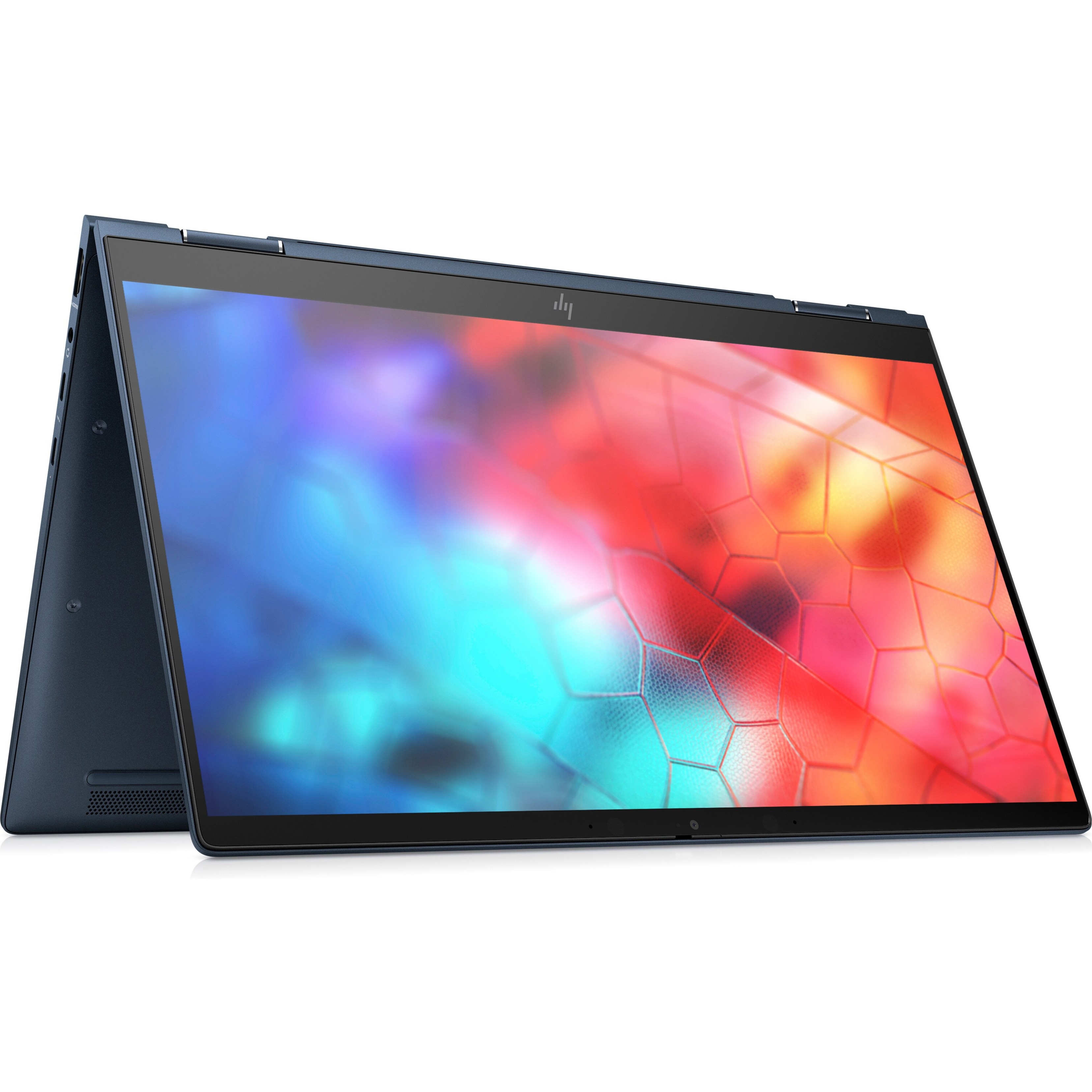 HP Elite Dragonfly 13.3" Touchscreen Convertible 2 in 1 Notebook - Intel Core i7 12th Gen i7-1265U - vPro Technology - 32 GB - 512 GB SSD - Dragonfly Blue - Refurbished - Intel Chip - BrightView, In-plane Switching (IPS) Technology - Front Camera/Webcam - 24.50 Hours Battery Run Time - IEEE 802.11ax Wireless LAN Standard — alternate image1