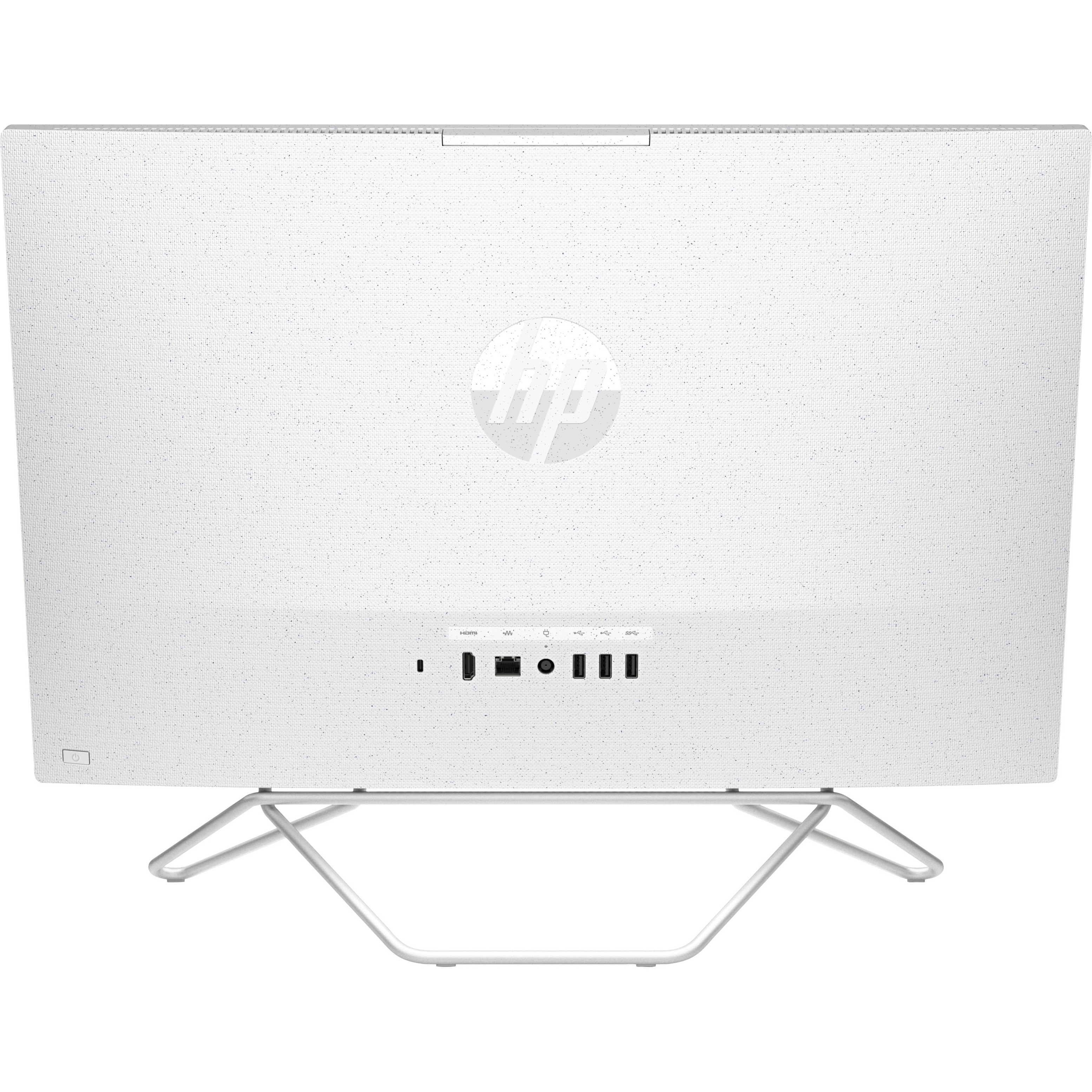 HP 24-cb1008la All-in-One Computer - Intel Core i5 12th Gen i5-1235U - 8 GB - 256 GB SSD - 23.8" Full HD - Desktop - 1920 x 1080 - Intel Iris X? Graphics DDR4 SDRAM - IEEE 802.11ac Wireless LAN - 65 W — rear