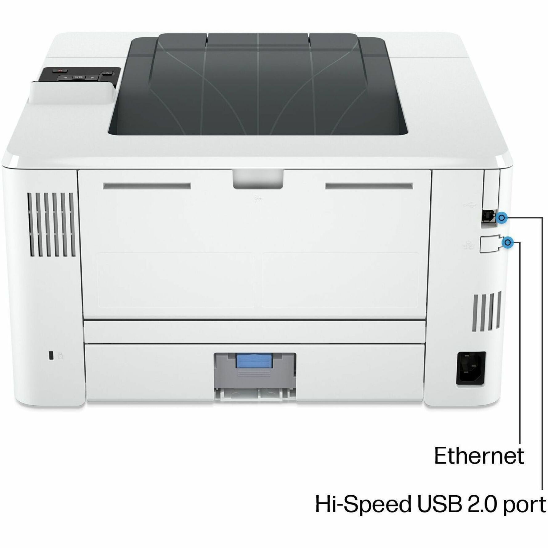 HP LaserJet Pro 4001n Printer - 63 ppm Mono - 4800 x 600 dpi Print - Manual Duplex Print - 350 Sheets Input - Ethernet - HP Smart App, Apple AirPrint, Mopria - 80000 Pages Duty Cycle - Plain Paper Print - Gigabit Ethernet - USB — alternate image1