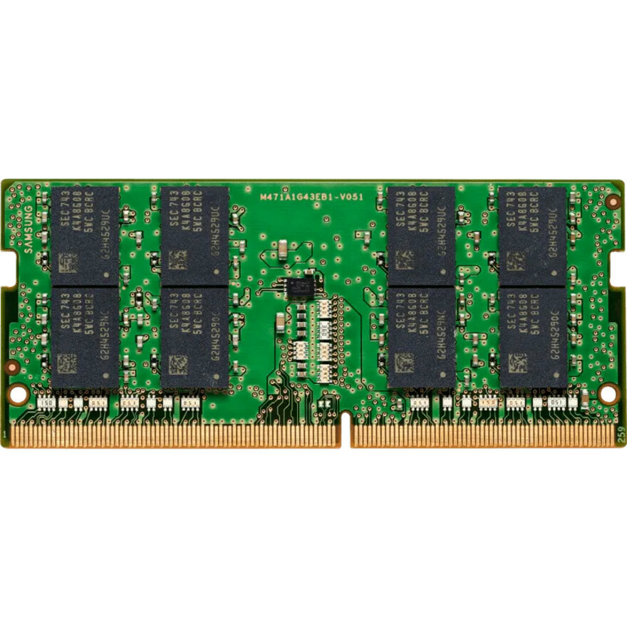 HP 16GB DDR5 SDRAM Memory Module - 16 GB (1 x 16GB) - DDR5-4800/PC5-38400 DDR5 SDRAM - 4800 MHz Single-rank Memory - CL40 - 1.10 V - Non-ECC - Unbuffered - 288-pin - DIMM - 1 Year Warranty