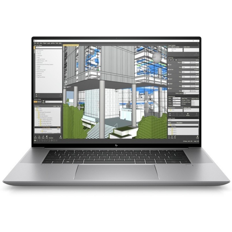 HP ZBook Studio G9 16" Mobile Workstation - Intel Core i9 12th Gen i9-12900H - vPro Technology - 64 GB - 4 TB HDD - Intel Chip - In-plane Switching (IPS) Technology - Front Camera/Webcam - 12 Hours Battery Run Time - IEEE 802.11ax Wireless LAN Standard — alternate image2