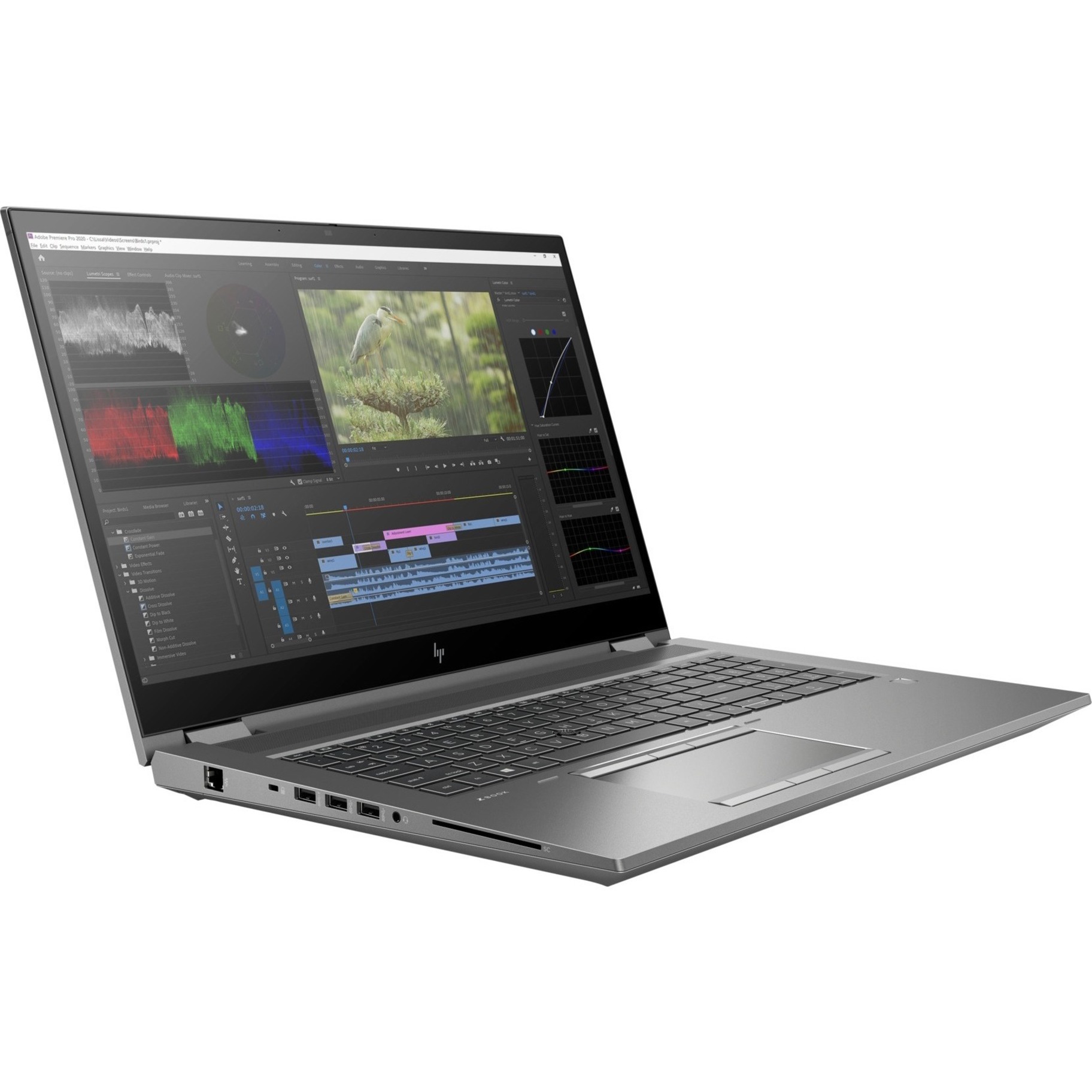 HP ZBook Fury 17 G8 17.3" Mobile Workstation - 60 Hz - Intel Core i7 11th Gen i7-11800H - vPro Technology - 32 GB - 512 GB SSD - Intel Chip - LTE Advanced - 10.20 Hours Battery Run Time - IEEE 802.11ax Wireless LAN Standard — alternate image1