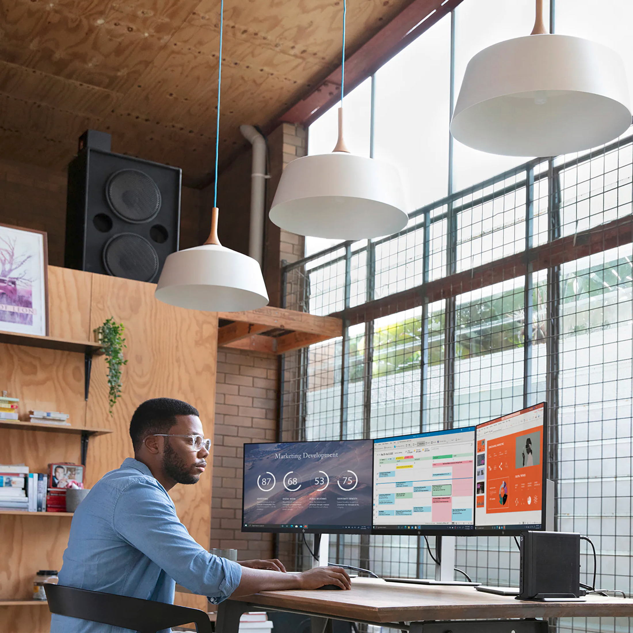 HP EliteDesk 805 G8 Desktop Computer — life style