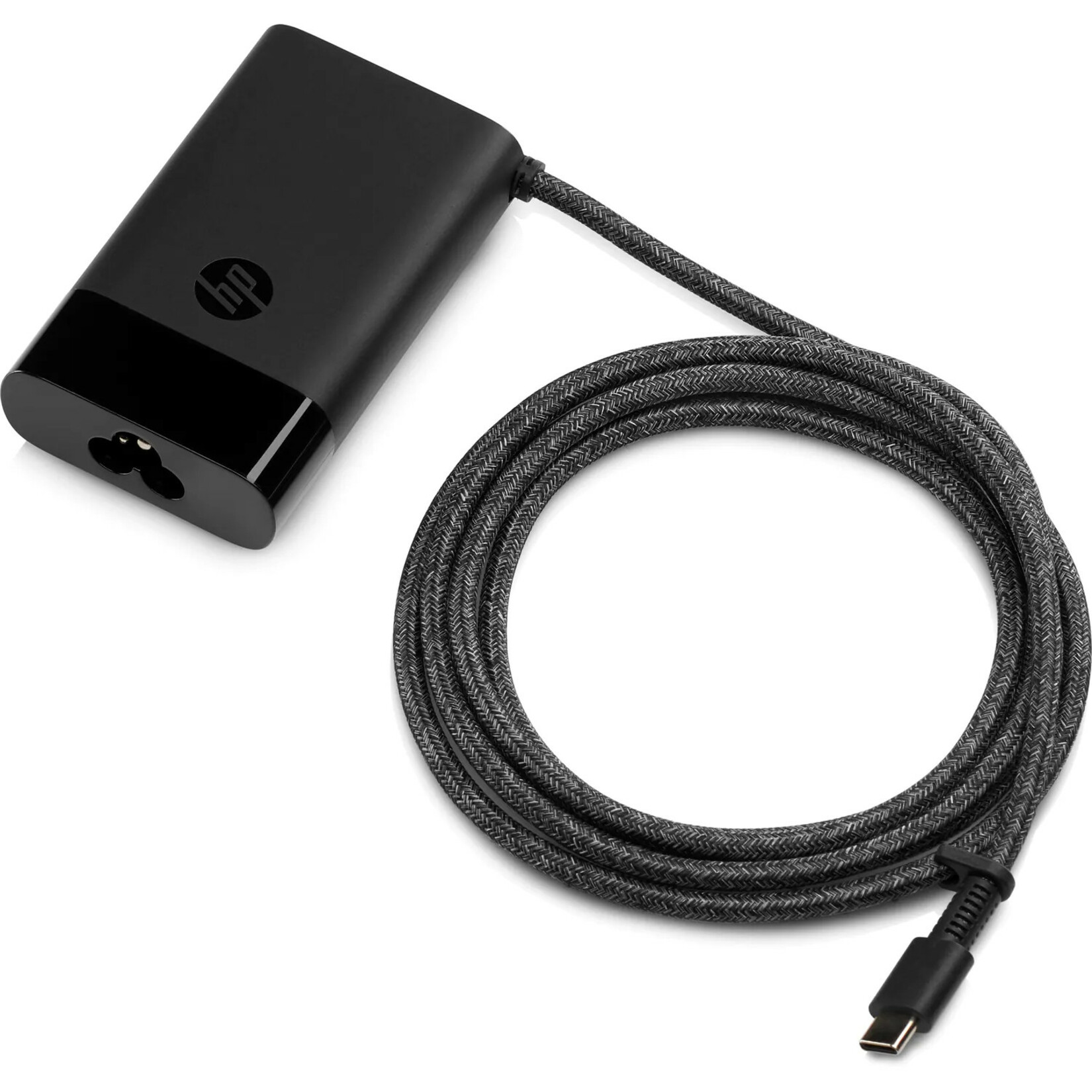 HP 65W USB-C Laptop Charger - 65 W - 120 V AC, 230 V AC Input - 5 V DC, 9 V DC, 12 V DC, 15 V DC, 20 V DC Output - 8 A - Black