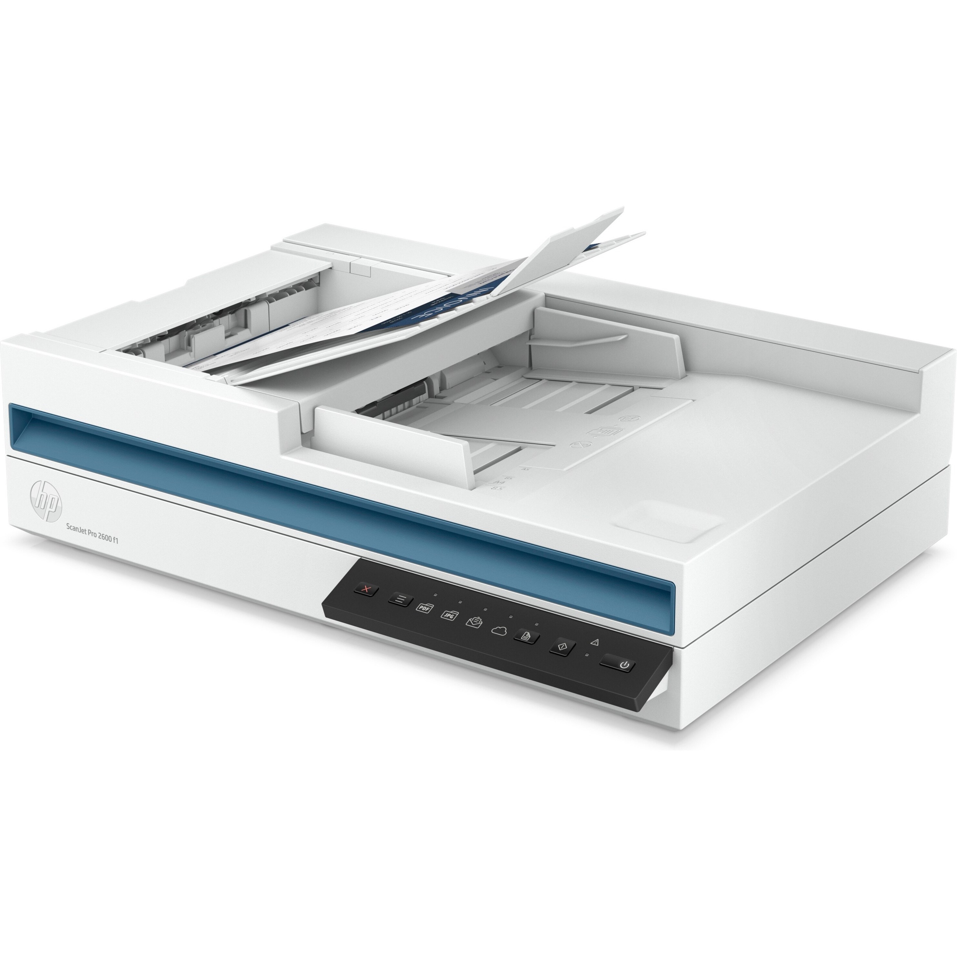 HP ScanJet Pro 2600 f1 ADF Scanner - 600 x 600 dpi Optical - 48-bit Color - 25 ppm (Mono) - 25 ppm (Color) - PC Free Scanning - Duplex Scanning - USB — alternate image3