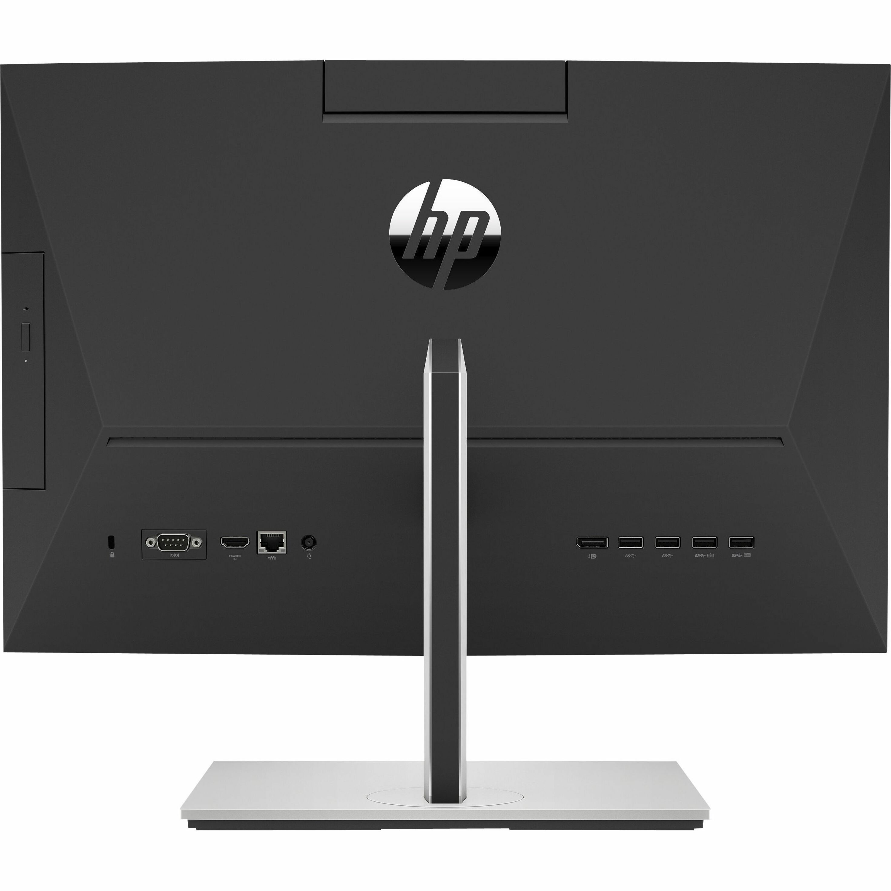 HP ProOne 600 G6 All-in-One Computer - Intel Core i5 10th Gen i5-10500 - 8 GB - 512 GB PCI Express NVMe SSD - 21.5" Full HD Touchscreen - Desktop - Intel Q470 Chip - 1920 x 1080 - Windows 11 Pro - Intel UHD Graphics 630 DDR4 SDRAM - DVD-Writer - IEEE 802.11ax Wireless LAN - 120 W — rear