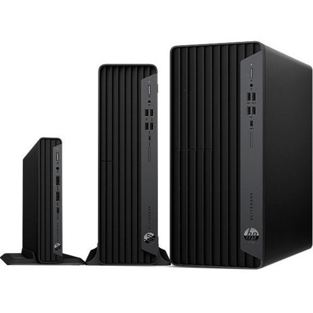 HP EliteDesk 800 G6 Desktop Computer - Intel Core i5 10th Gen i5-10500T - vPro Technology - 16 GB - 512 GB PCI Express NVMe 3.0 SSD - Desktop Mini - Intel Q470 Chip - Windows 11 Pro - Intel UHD Graphics 630 DDR4 SDRAM - IEEE 802.11ax Wireless LAN - 35 W — alternate image1