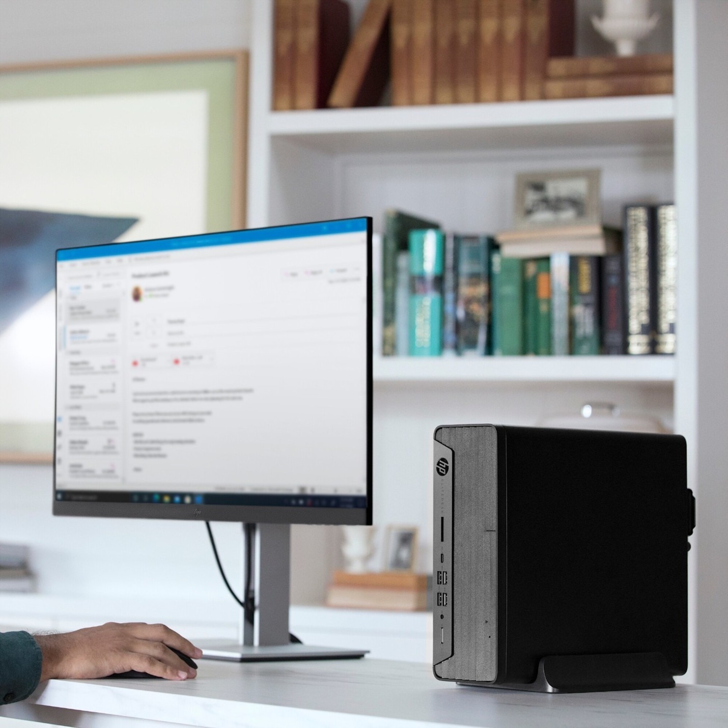 HP EliteDesk 805 G8 Desktop Computer - AMD Ryzen 7 PRO 5750G - 64 GB - Small Form Factor - AMD PRO 565 Chip - AMD Radeon Graphics DDR4 SDRAM — alternate image5