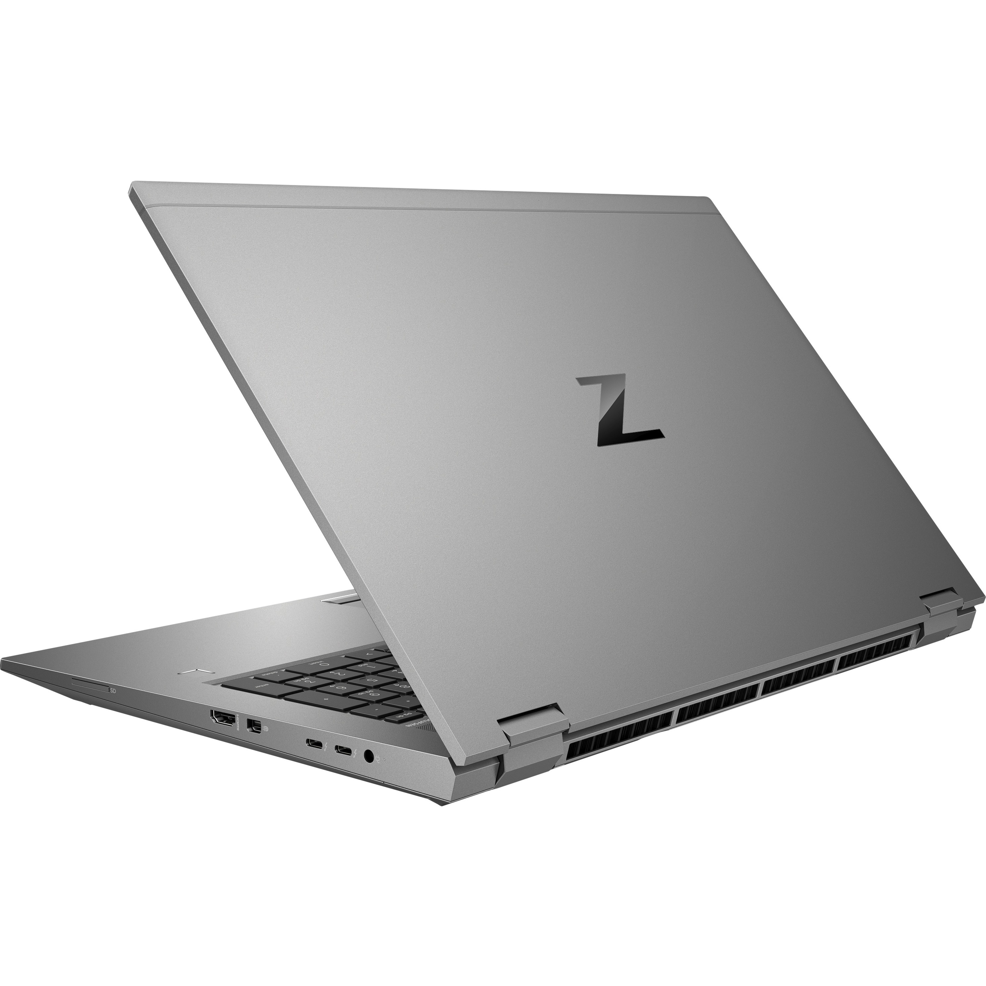 HP ZBook Fury G8 17.3" Mobile Workstation - 60 Hz - Intel Core i7 11th Gen i7-11850H - vPro Technology - 8 GB - 512 GB SSD - Intel WM590 Chip - In-plane Switching (IPS) Technology - 10.20 Hours Battery Run Time - IEEE 802.11ax Wireless LAN Standard — rear