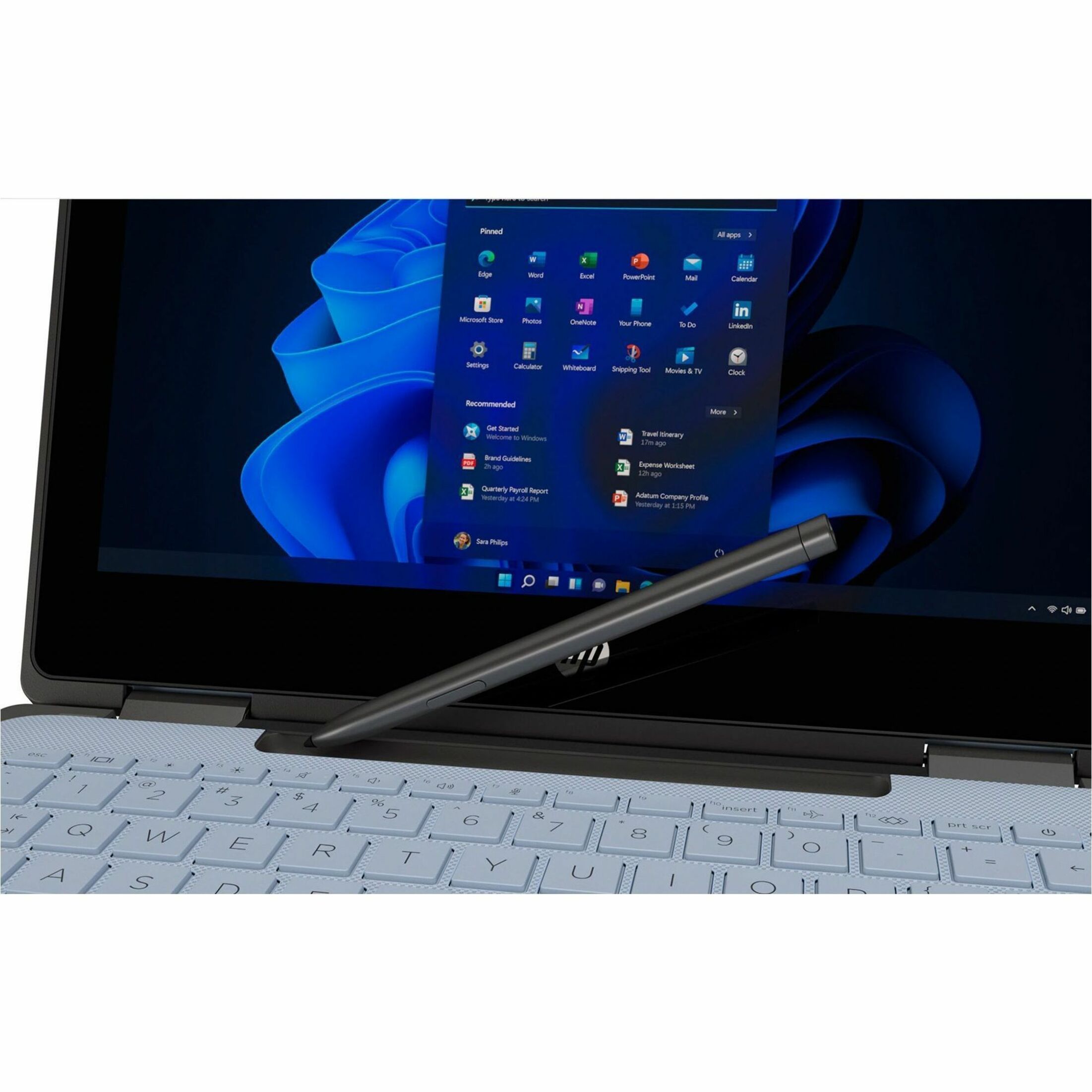 HP Slim Rechargeable Pen - 1 - Gray - Notebook Device Supported — alternate image5