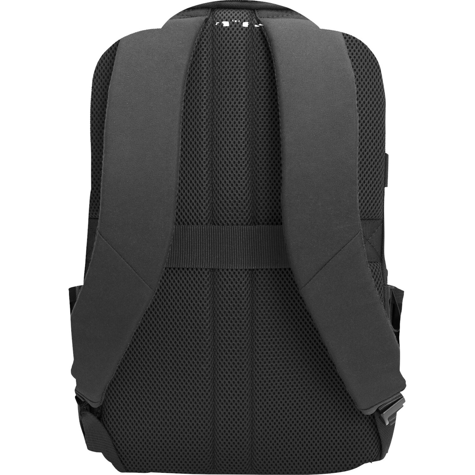HP Renew Executive Carrying Case (Backpack) for 13" to 16.1" HP Notebook - Black - Water Resistant - Expanded Polyethylene Foam (EPE), 600D Polyester, 210D Polyester, Polyethylene Terephthalate (PET) Body - Recycled Plastic Exterior Material - Polyester, 210D Polyester Interior Material - Trolley Strap, Shoulder Strap - 5.42 gal Volume Capacity — rear