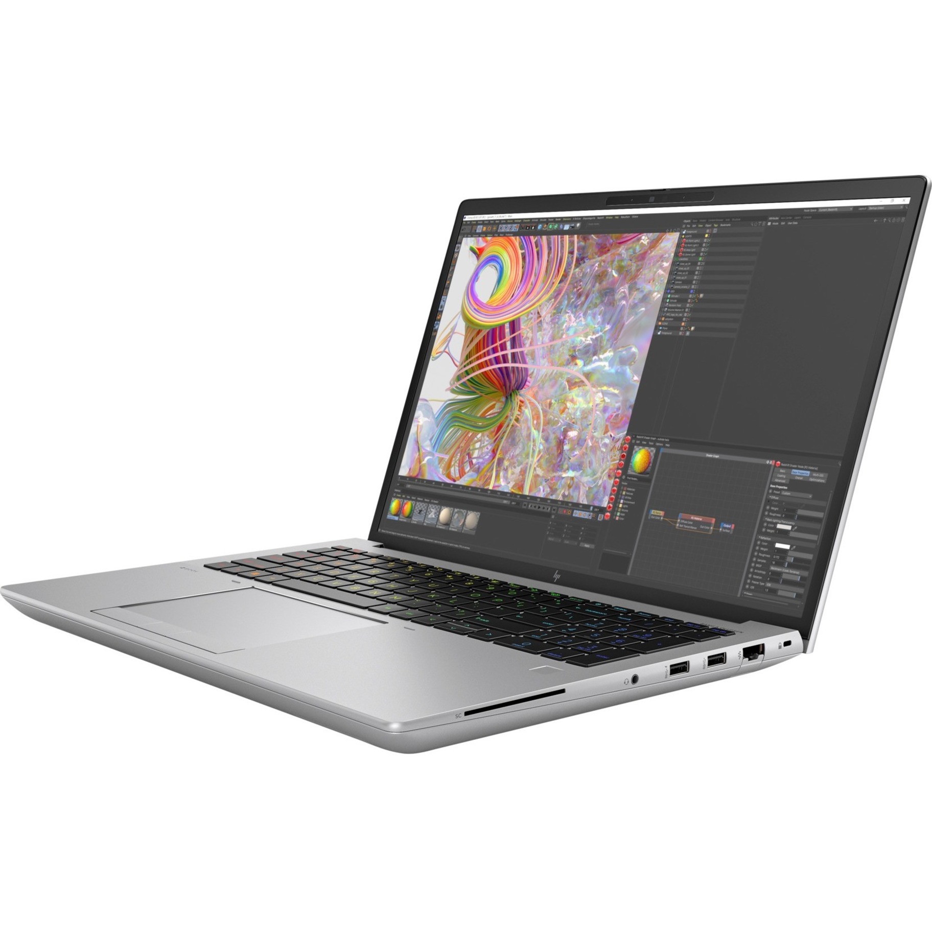 HP ZBook Fury G9 16" Mobile Workstation - Intel Core i7 12th Gen i7-12850HX - vPro Technology - 32 GB - 512 GB SSD - Intel WM690 Chip - IEEE 802.11ax Wireless LAN Standard — alternate image1